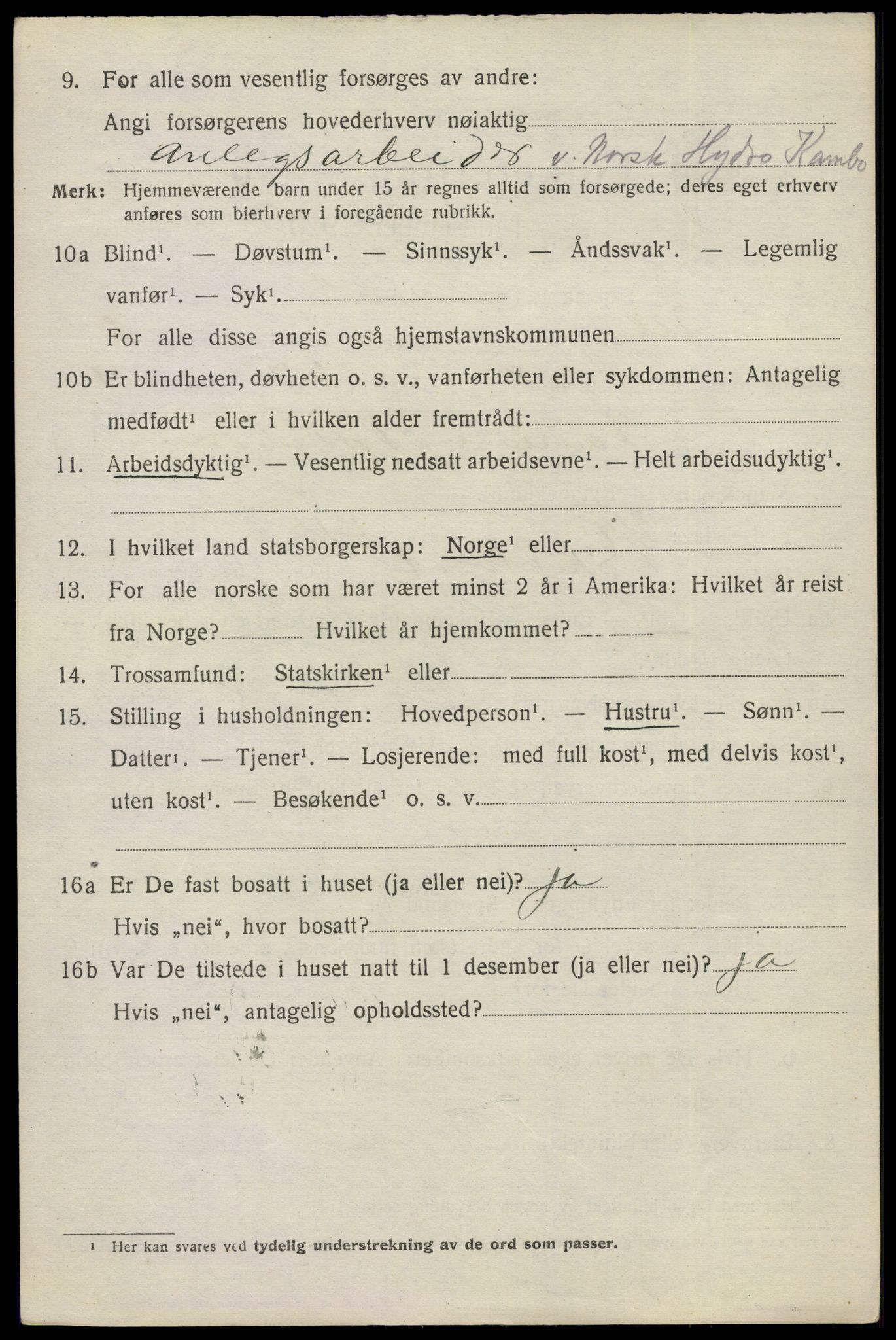 SAO, 1920 census for Moss land district, 1920, p. 6830