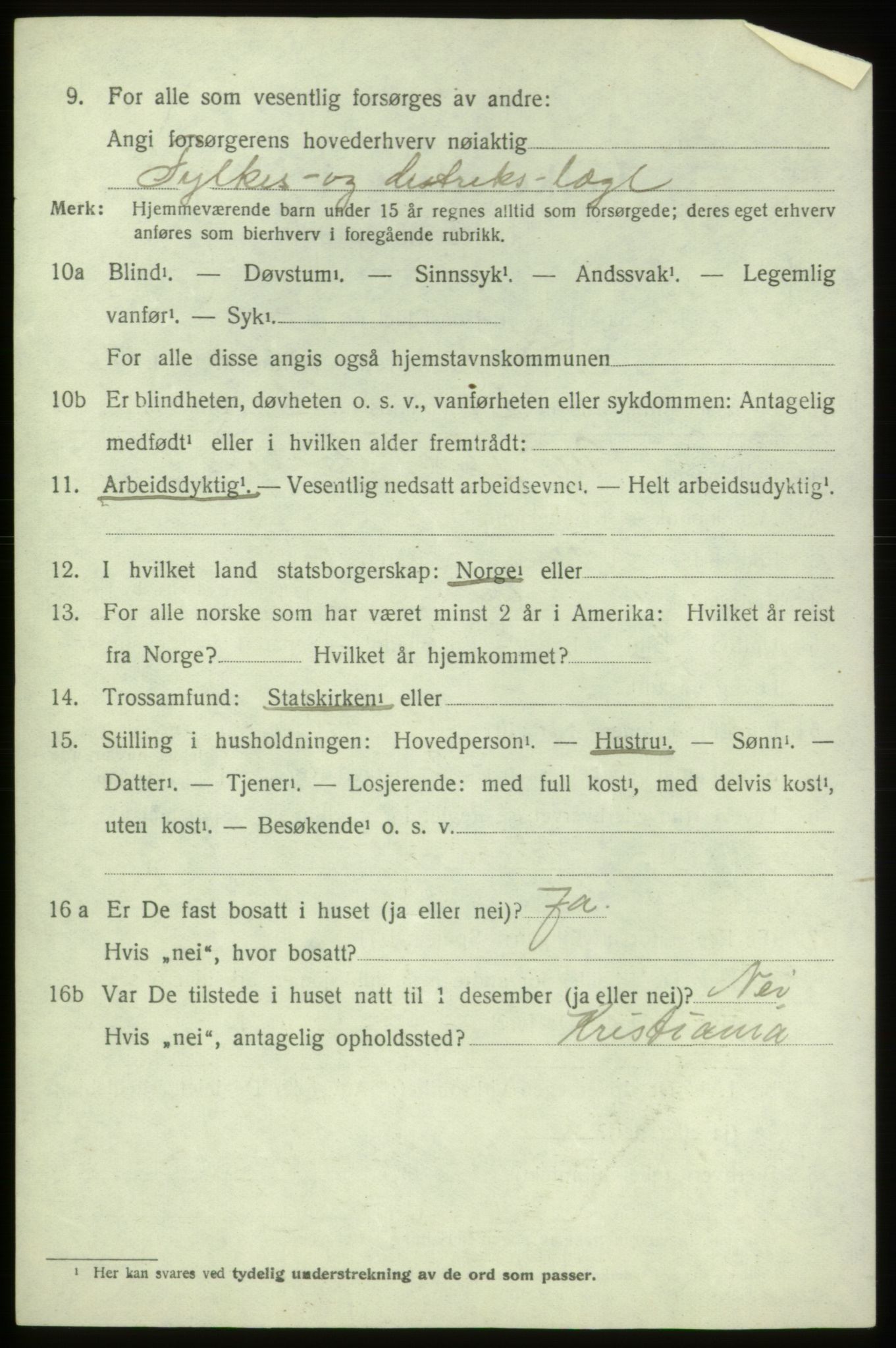 SAB, 1920 census for Stord, 1920, p. 7374