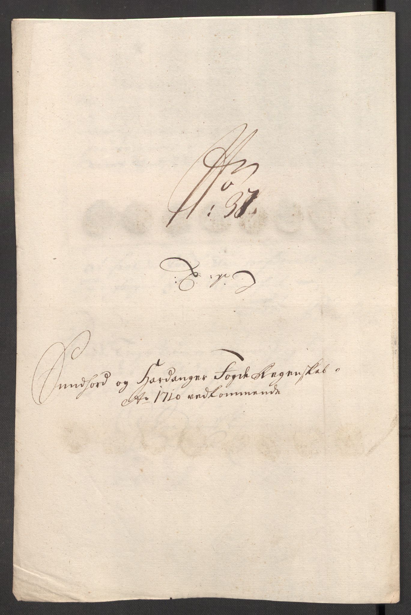 Rentekammeret inntil 1814, Reviderte regnskaper, Fogderegnskap, AV/RA-EA-4092/R48/L2986: Fogderegnskap Sunnhordland og Hardanger, 1709-1710, p. 569