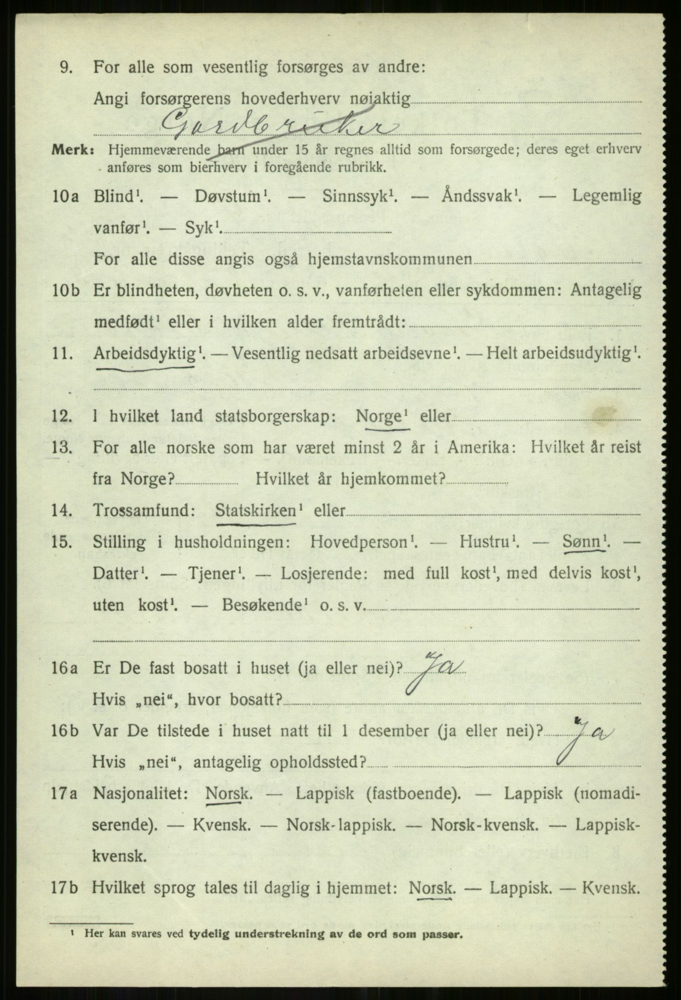 SATØ, 1920 census for Målselv, 1920, p. 6444