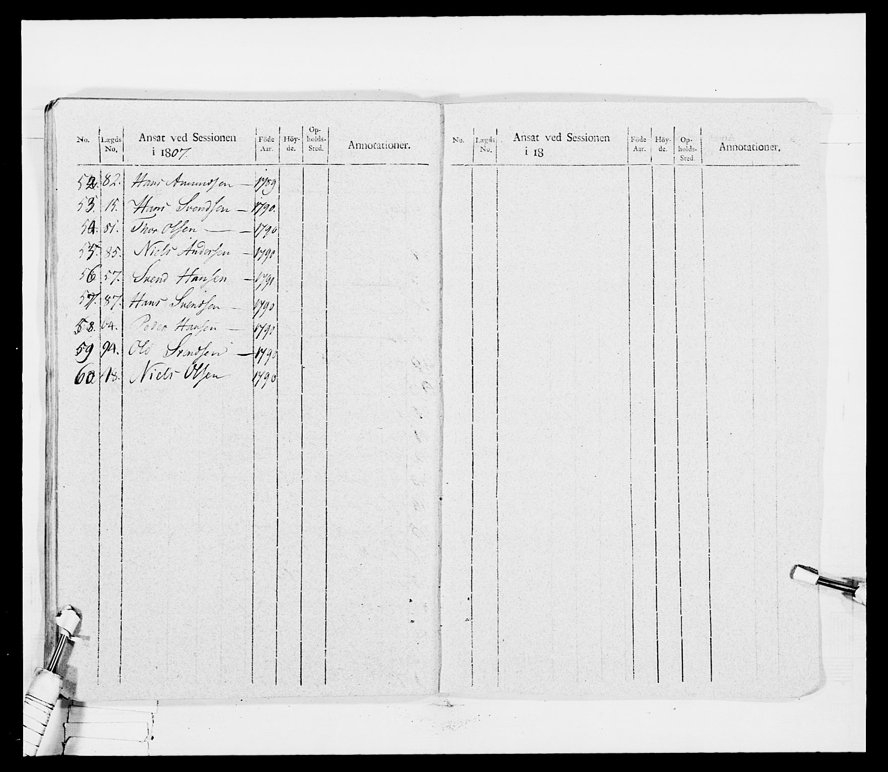 Generalitets- og kommissariatskollegiet, Det kongelige norske kommissariatskollegium, AV/RA-EA-5420/E/Eh/L0030a: Sønnafjelske gevorbne infanteriregiment, 1807, p. 292