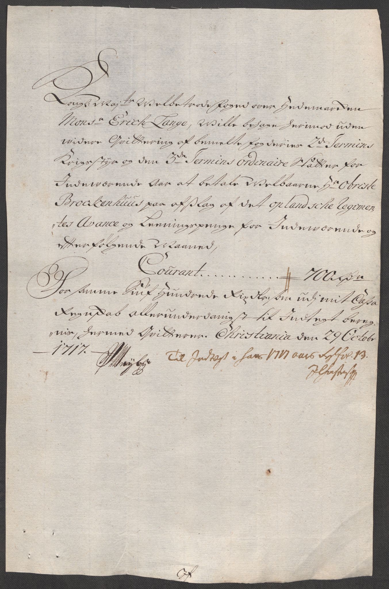 Rentekammeret inntil 1814, Reviderte regnskaper, Fogderegnskap, AV/RA-EA-4092/R16/L1056: Fogderegnskap Hedmark, 1717, p. 411