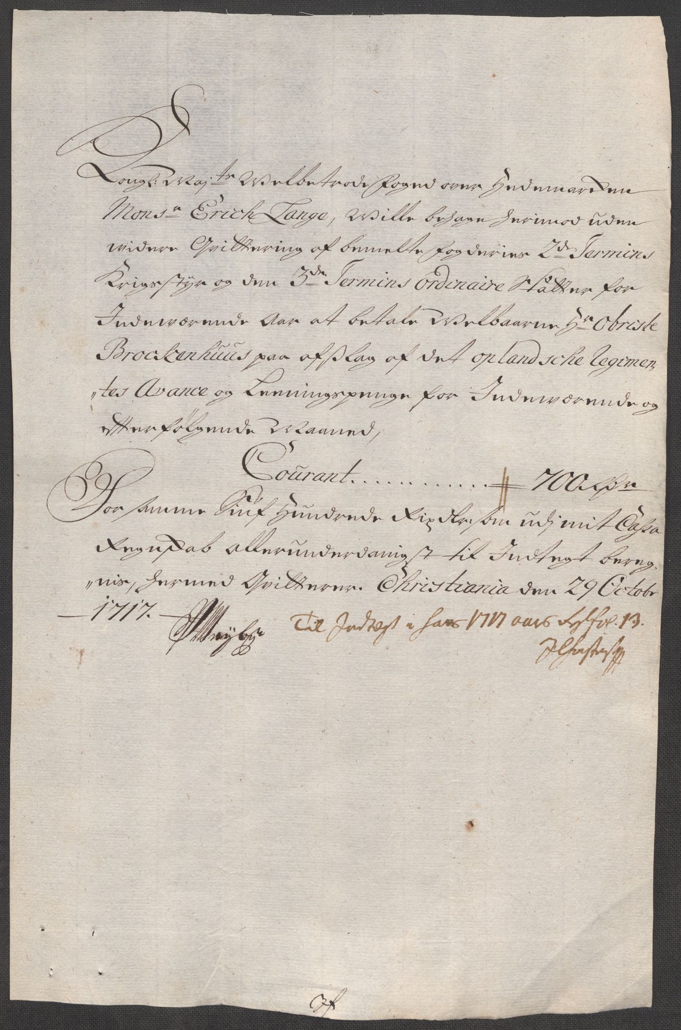 Rentekammeret inntil 1814, Reviderte regnskaper, Fogderegnskap, RA/EA-4092/R16/L1056: Fogderegnskap Hedmark, 1717, p. 411