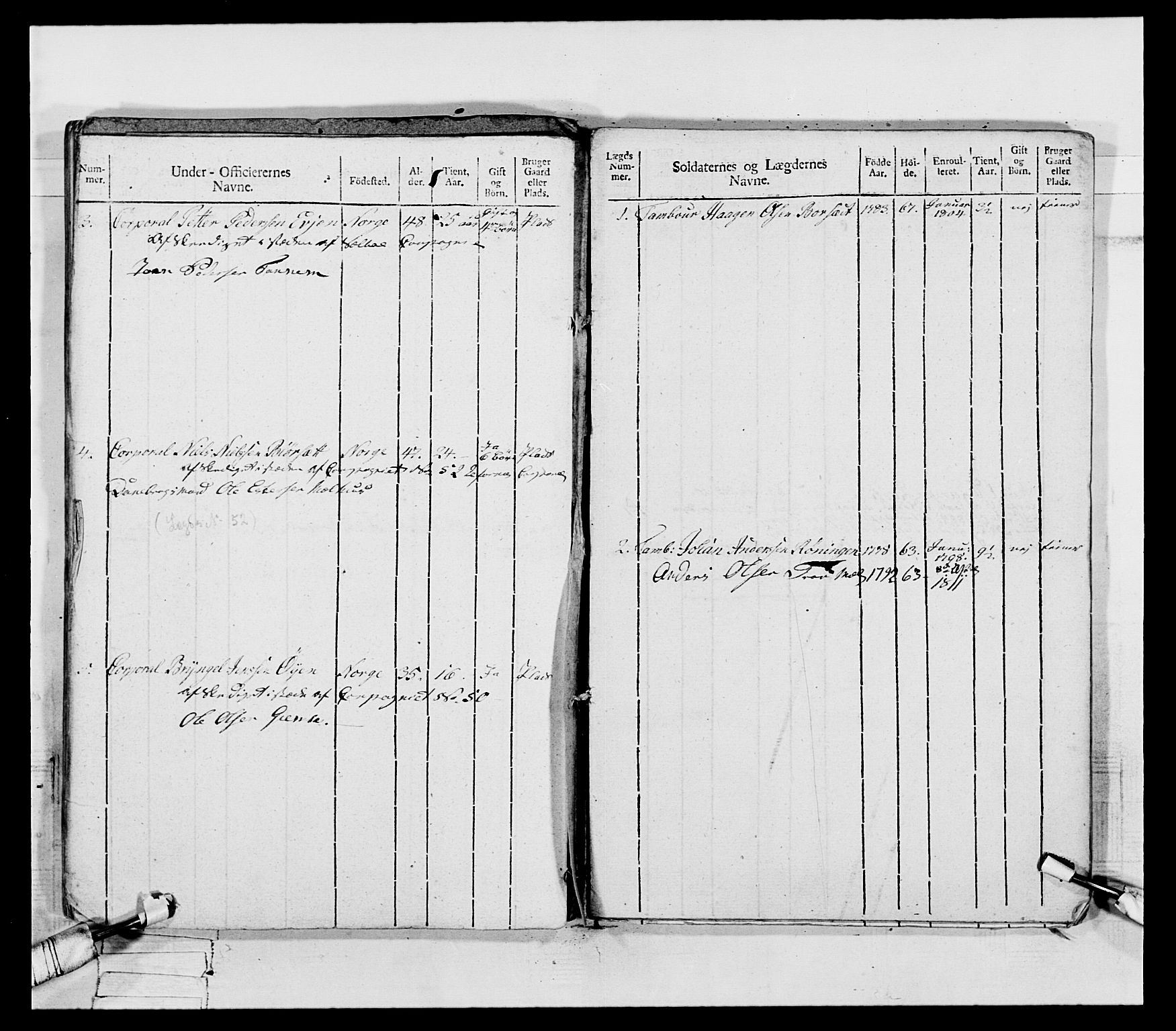 Generalitets- og kommissariatskollegiet, Det kongelige norske kommissariatskollegium, AV/RA-EA-5420/E/Eh/L0075b: 1. Trondheimske nasjonale infanteriregiment, 1807, p. 234