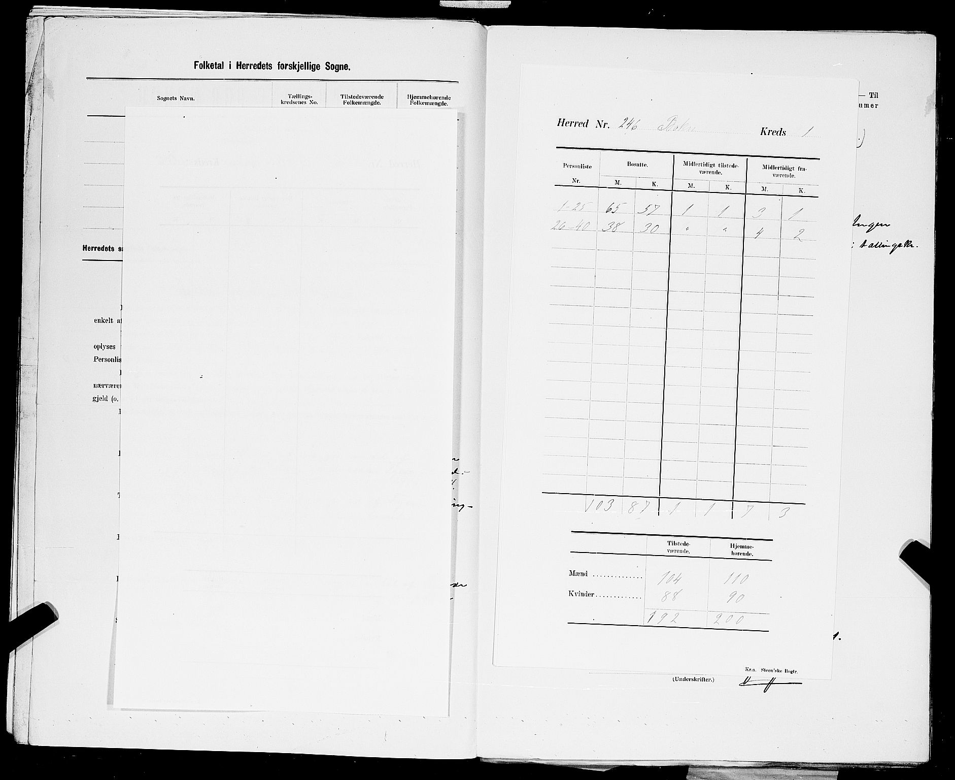 SAST, 1900 census for Bokn, 1900, p. 4