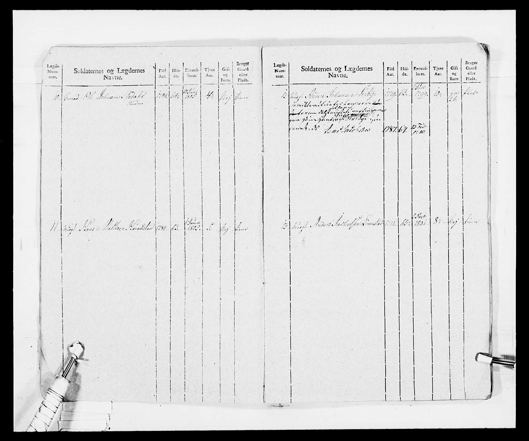 Generalitets- og kommissariatskollegiet, Det kongelige norske kommissariatskollegium, AV/RA-EA-5420/E/Eh/L0030b: Sønnafjelske gevorbne infanteriregiment, 1810, p. 12