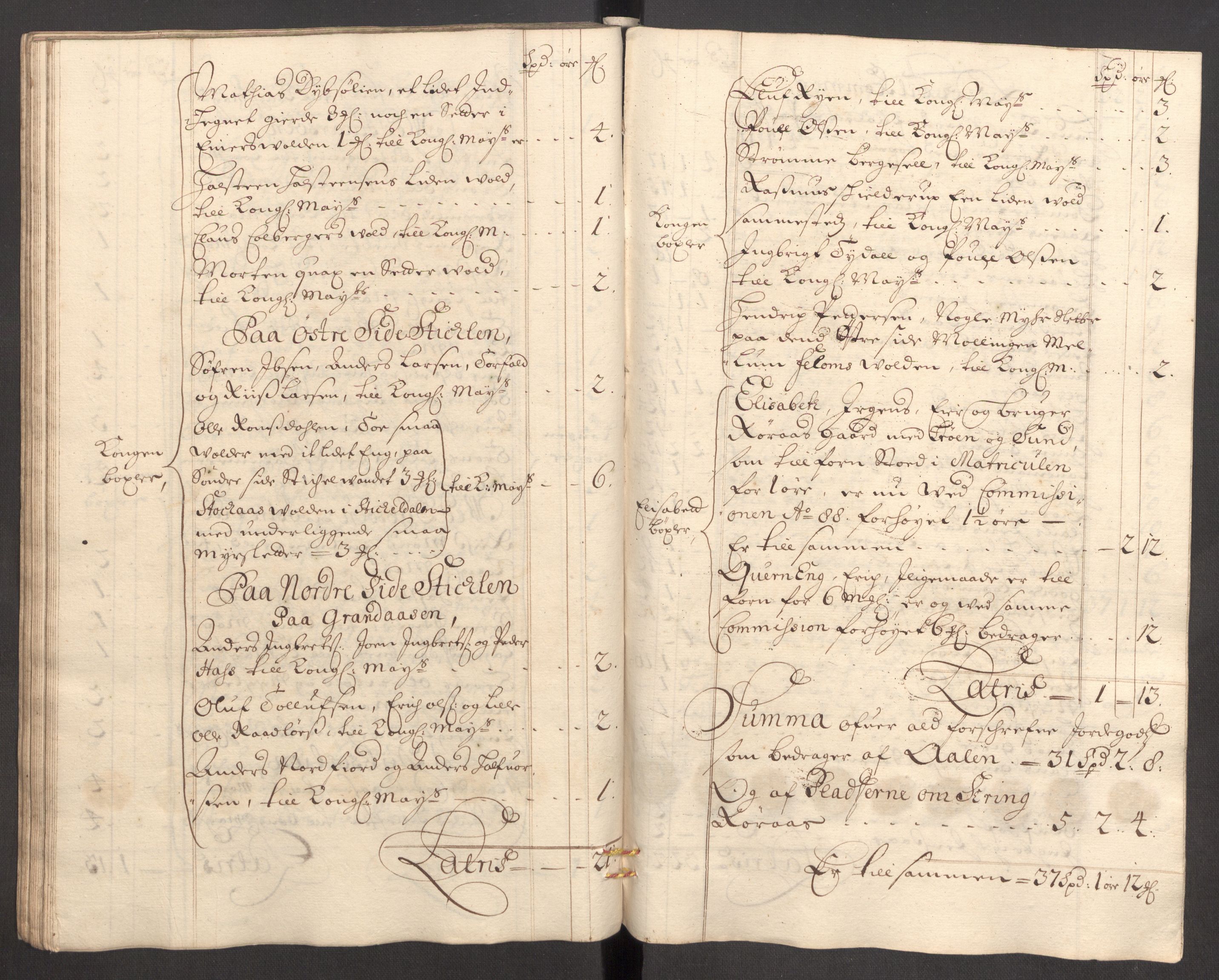 Rentekammeret inntil 1814, Reviderte regnskaper, Fogderegnskap, AV/RA-EA-4092/R60/L3947: Fogderegnskap Orkdal og Gauldal, 1697, p. 315