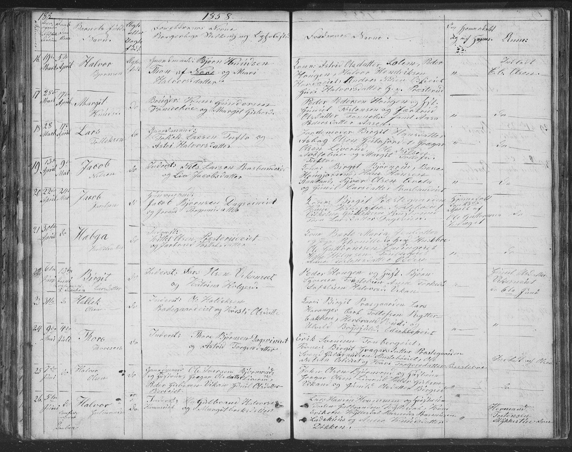 Nore kirkebøker, AV/SAKO-A-238/F/Fc/L0002: Parish register (official) no. III 2, 1836-1861, p. 188