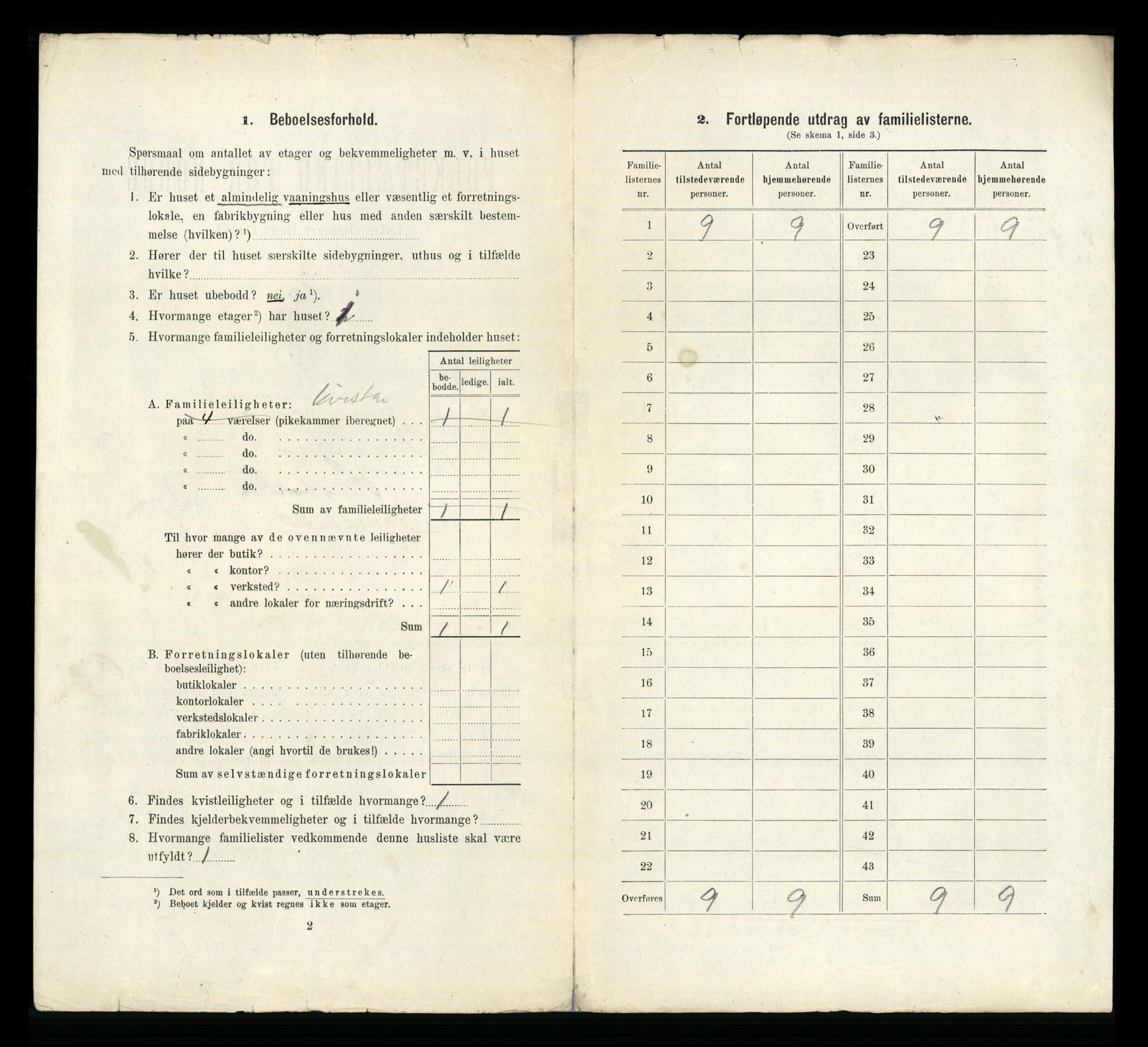 RA, 1910 census for Stavanger, 1910, p. 13943