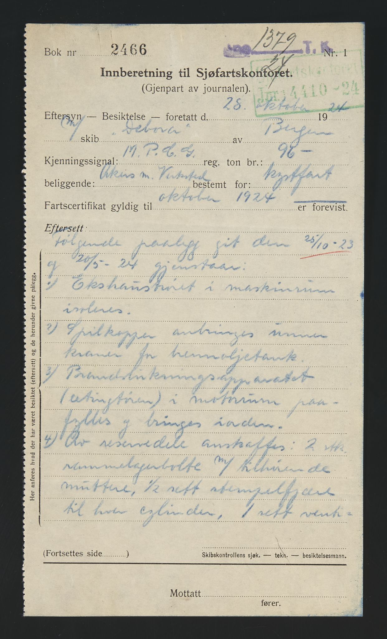 Sjøfartsdirektoratet med forløpere, skipsmapper slettede skip, AV/RA-S-4998/F/Fa/L0235: --, 1847-1930, p. 11