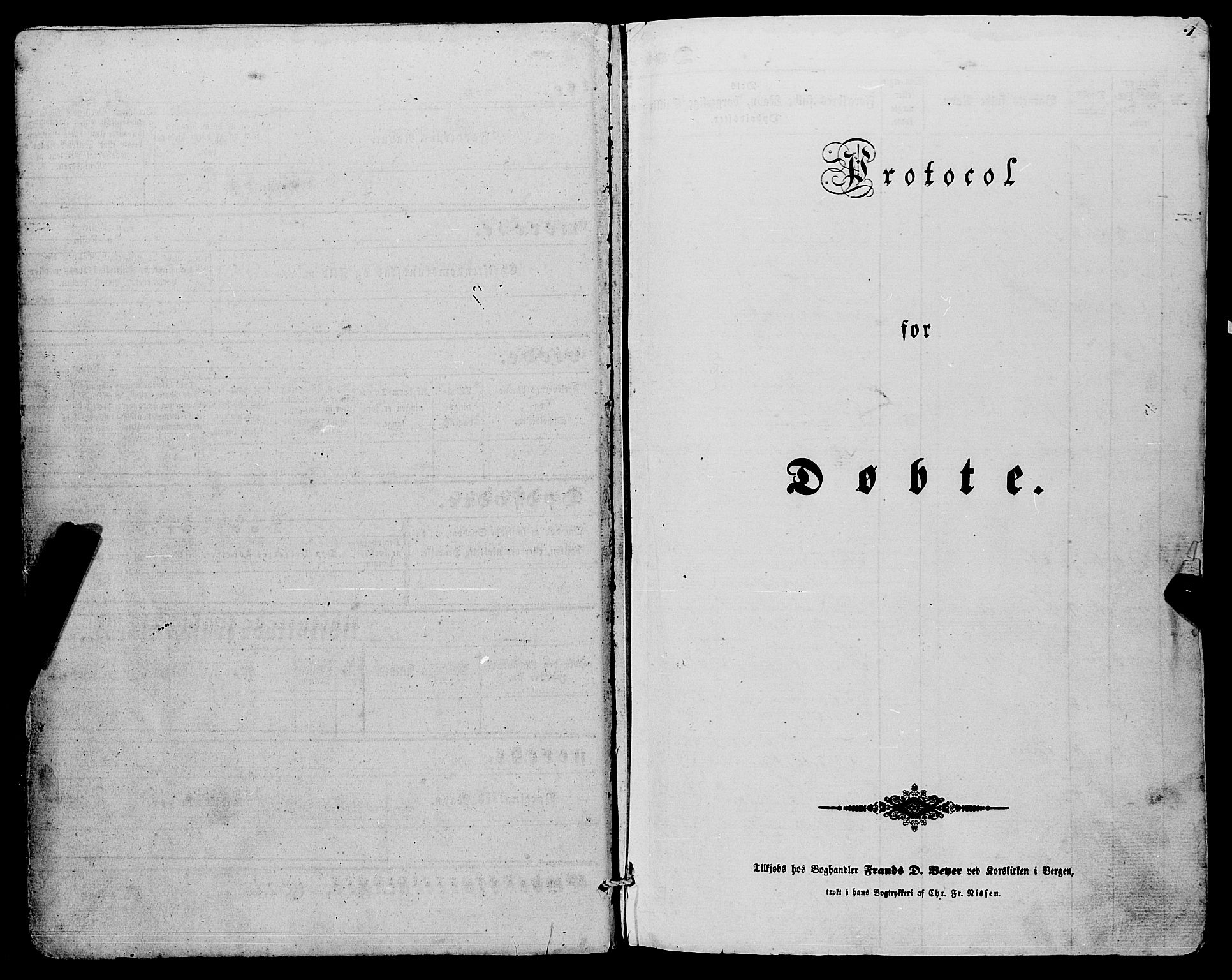 Fjelberg sokneprestembete, SAB/A-75201/H/Haa: Parish register (official) no. A 7, 1851-1867, p. 1