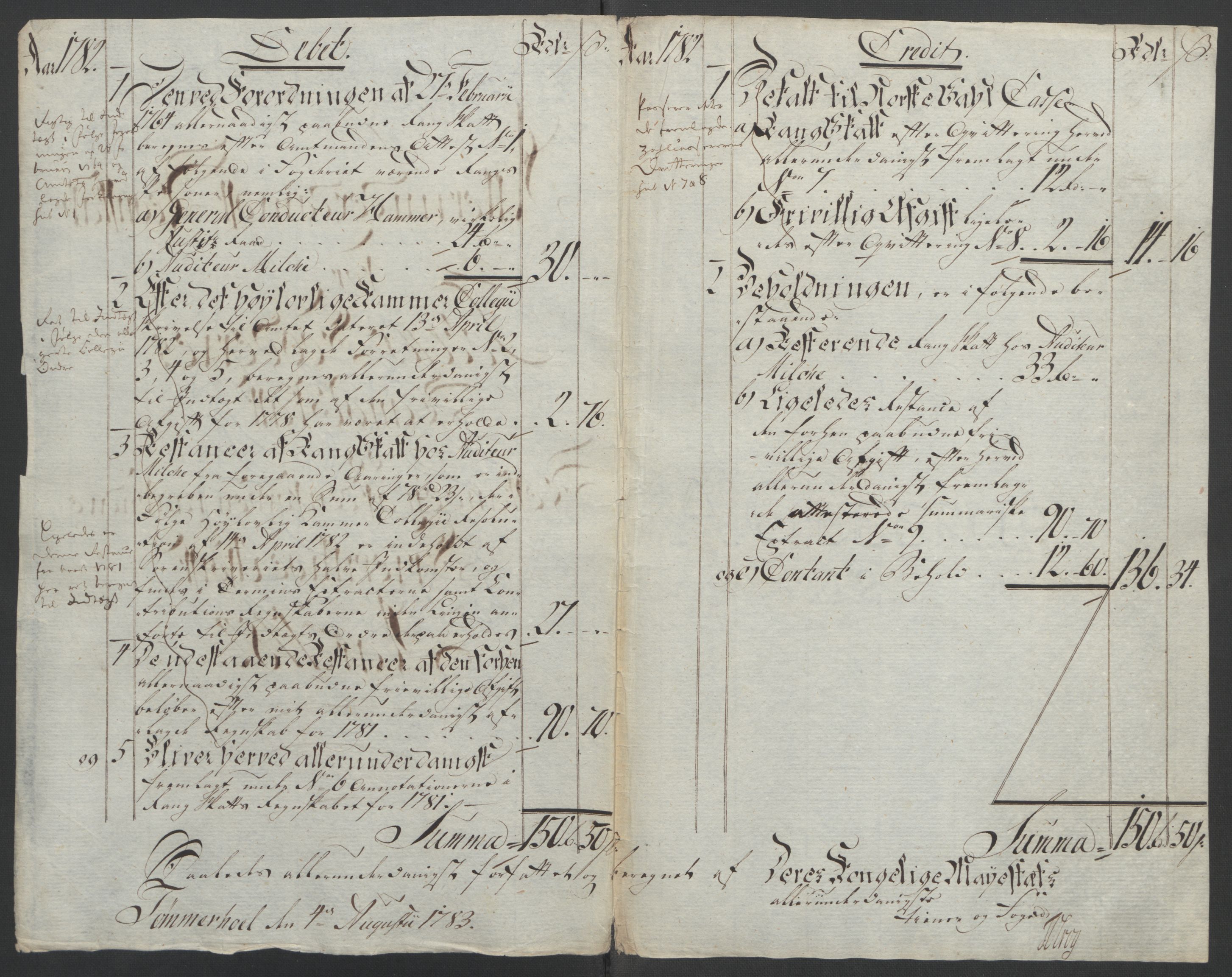 Rentekammeret inntil 1814, Reviderte regnskaper, Fogderegnskap, RA/EA-4092/R19/L1399: Fogderegnskap Toten, Hadeland og Vardal, 1762-1783, p. 543