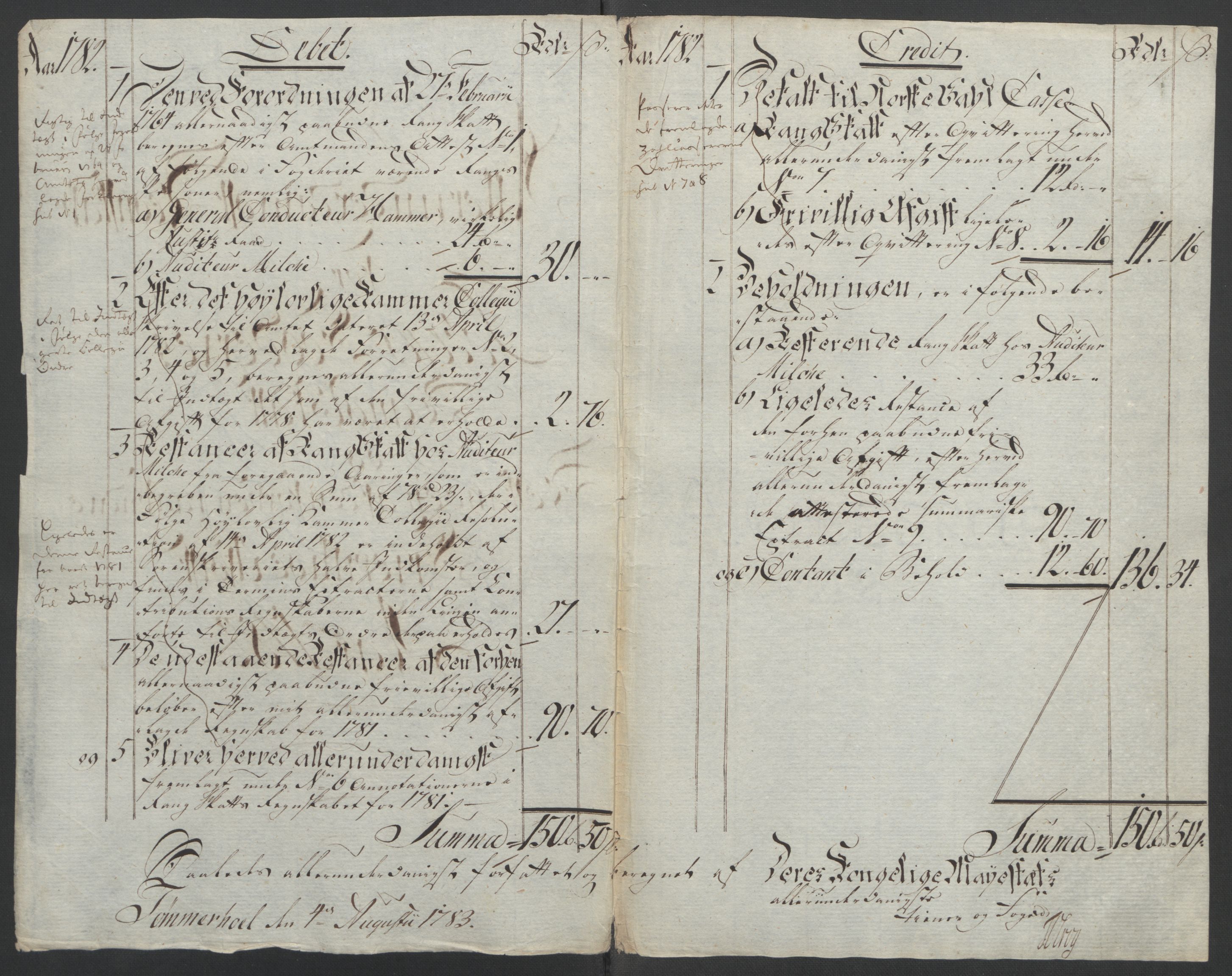 Rentekammeret inntil 1814, Reviderte regnskaper, Fogderegnskap, AV/RA-EA-4092/R19/L1399: Fogderegnskap Toten, Hadeland og Vardal, 1762-1783, p. 543