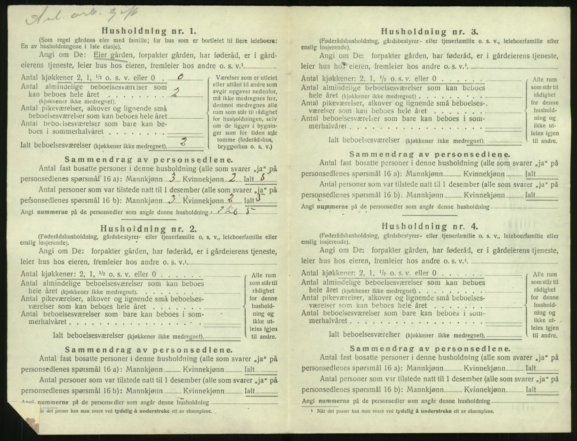 SAT, 1920 census for Borge, 1920, p. 678