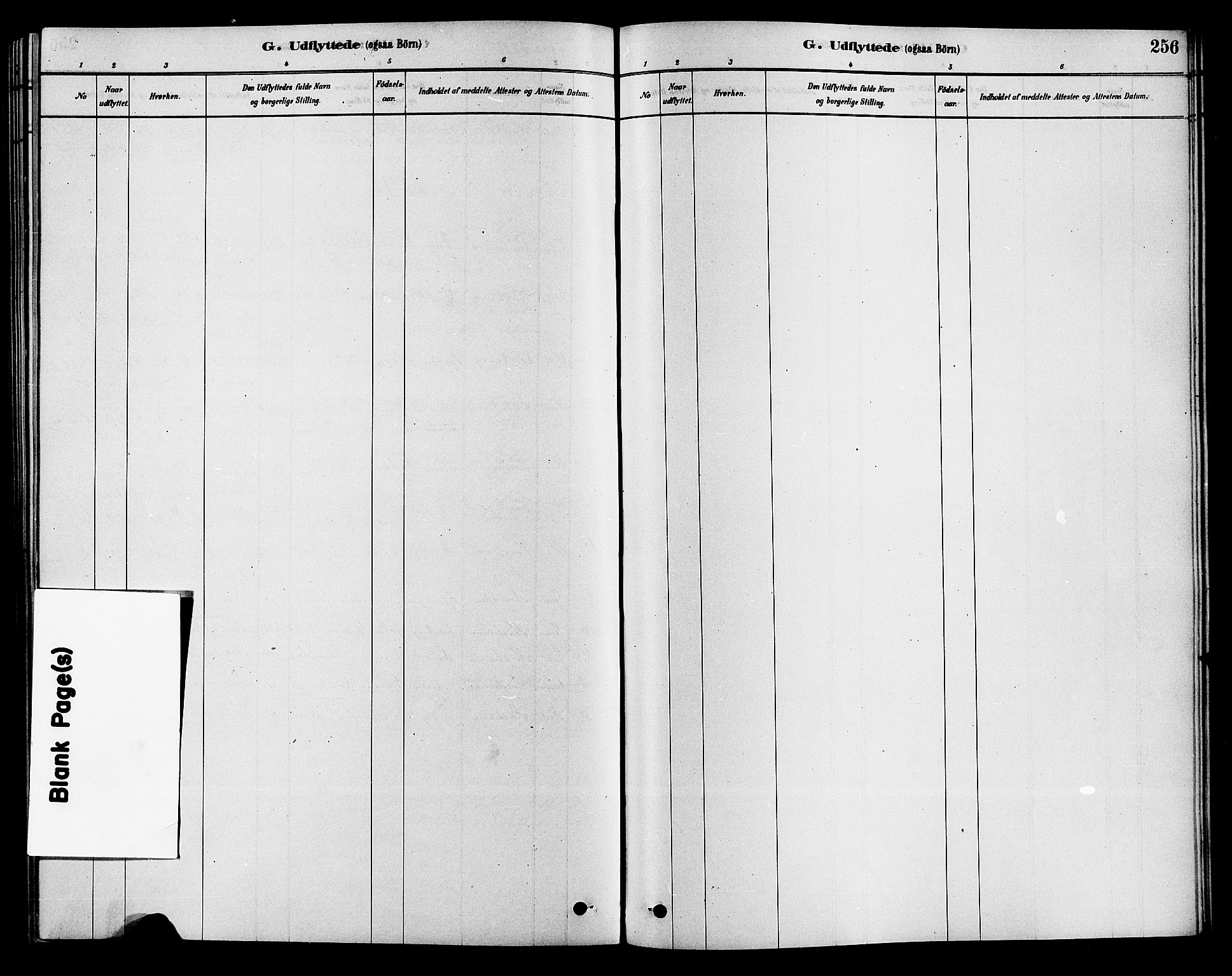 Hole kirkebøker, SAKO/A-228/F/Fa/L0008: Parish register (official) no. I 8, 1878-1891, p. 256