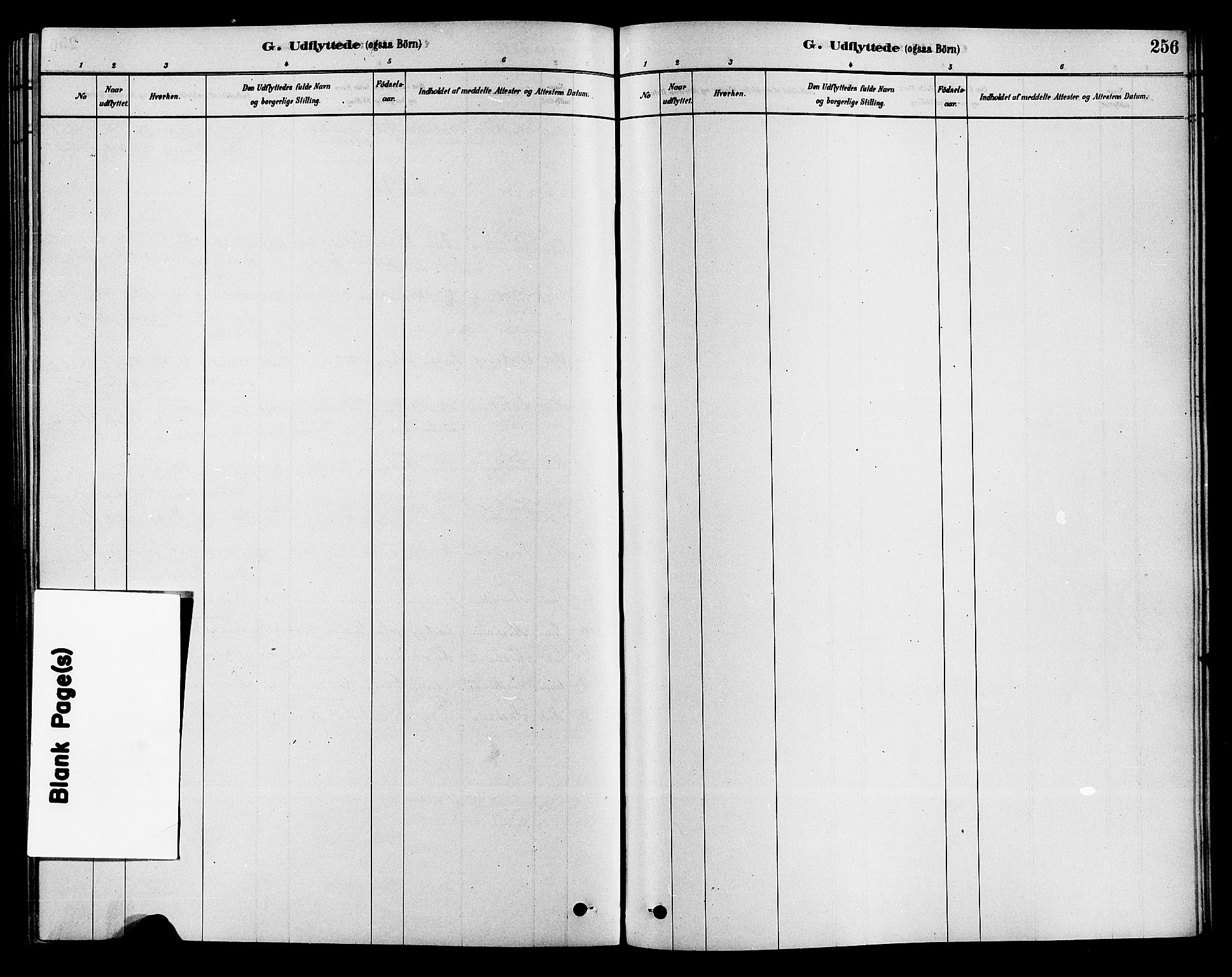 Hole kirkebøker, AV/SAKO-A-228/F/Fa/L0008: Parish register (official) no. I 8, 1878-1891, p. 256