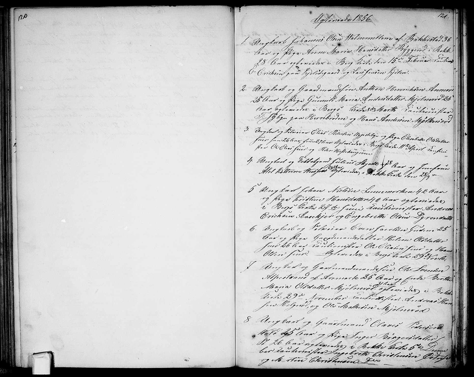 Berg prestekontor Kirkebøker, SAO/A-10902/G/Gc/L0002: Parish register (copy) no. III 2, 1856-1887, p. 120-121