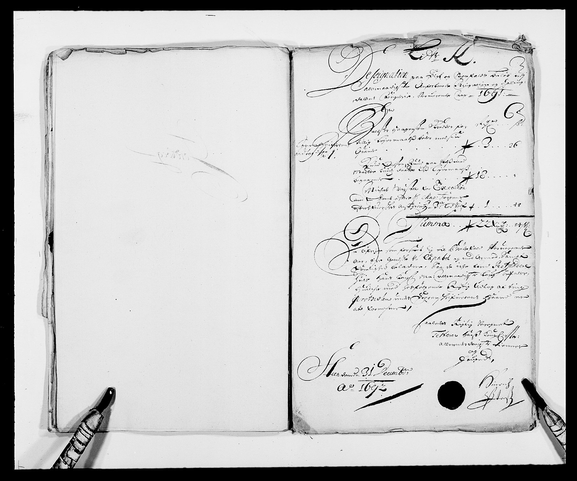 Rentekammeret inntil 1814, Reviderte regnskaper, Fogderegnskap, AV/RA-EA-4092/R21/L1448: Fogderegnskap Ringerike og Hallingdal, 1690-1692, p. 170