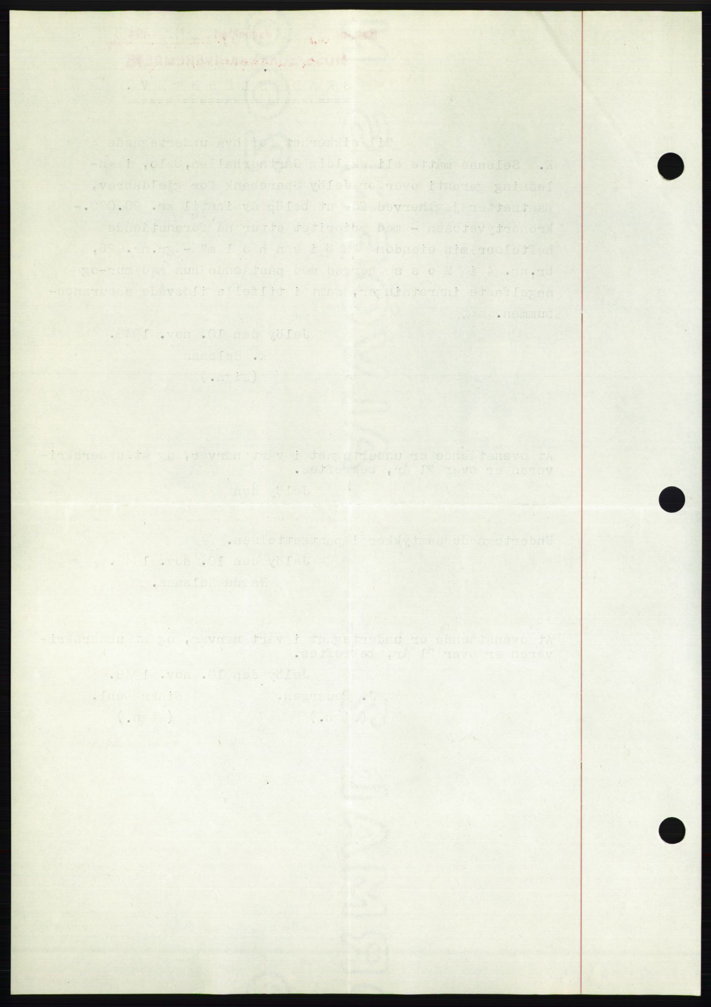 Moss sorenskriveri, SAO/A-10168: Mortgage book no. B23, 1949-1950, Diary no: : 3492/1949