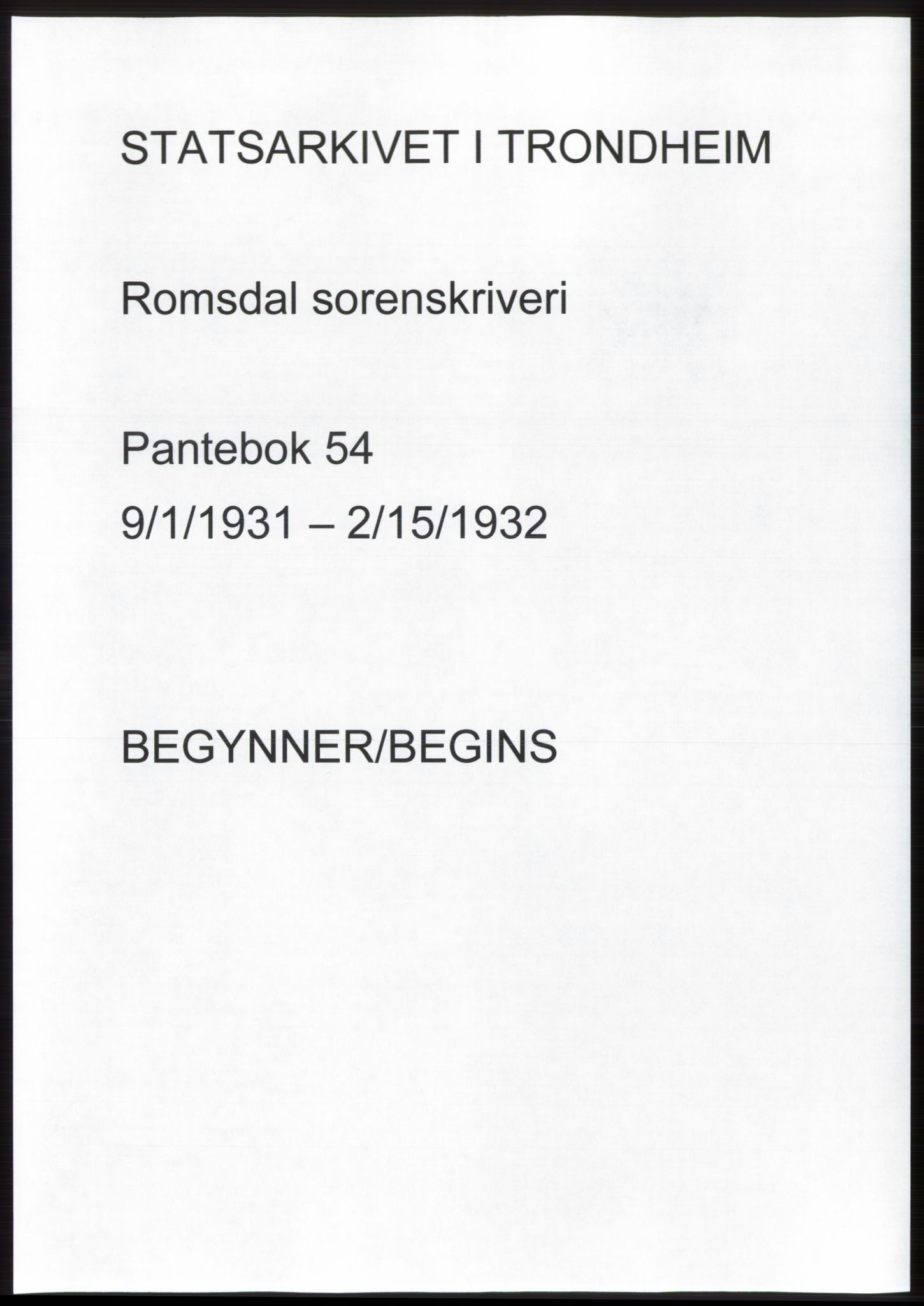 Romsdal sorenskriveri, AV/SAT-A-4149/1/2/2C/L0060: Mortgage book no. 54, 1931-1932, Deed date: 01.09.1931