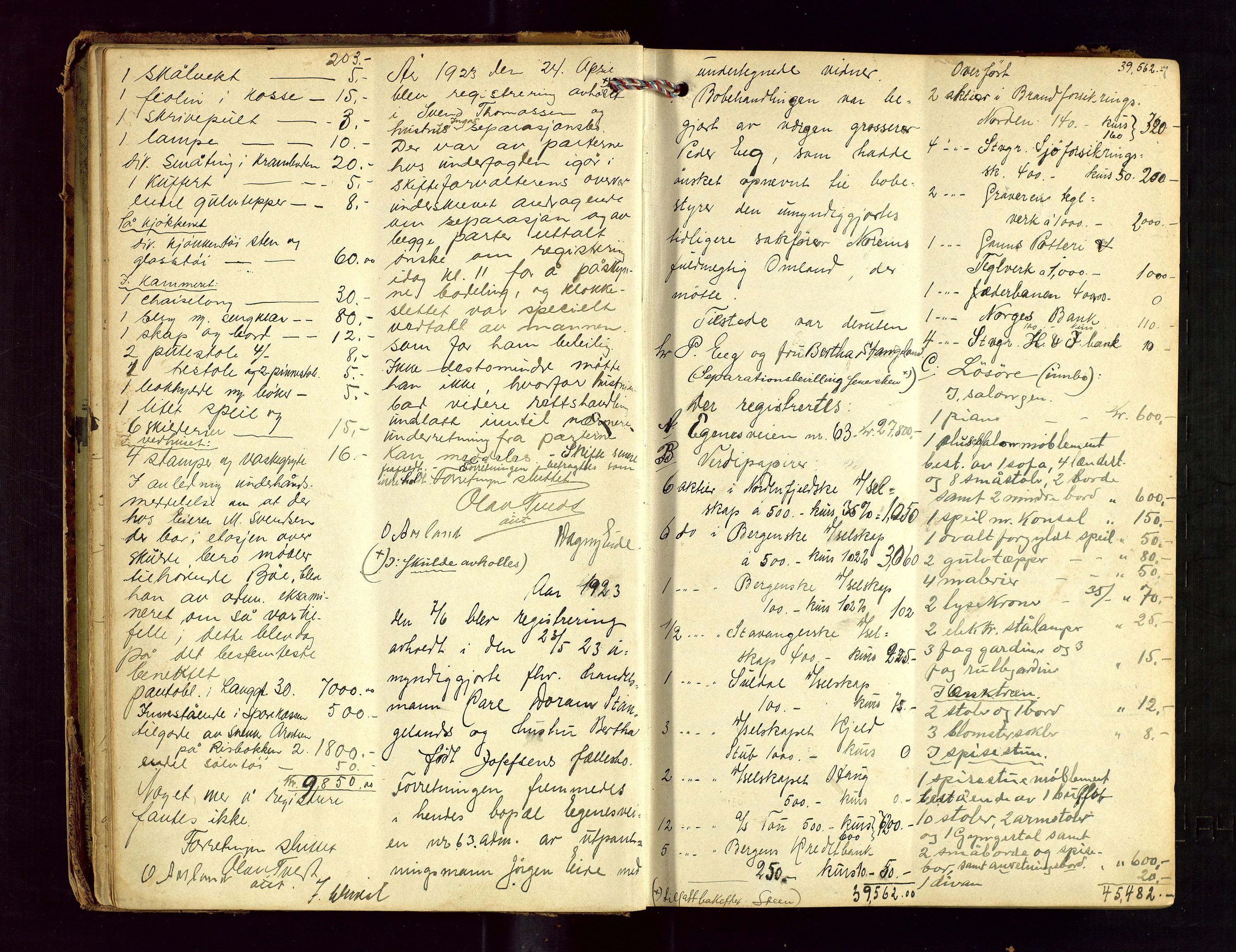 Stavanger skifteforvalter, AV/SAST-A-101412/001/5/53/533BA/L0004: Registreringsprotokoll, 1923-1930, p. 6b-7a