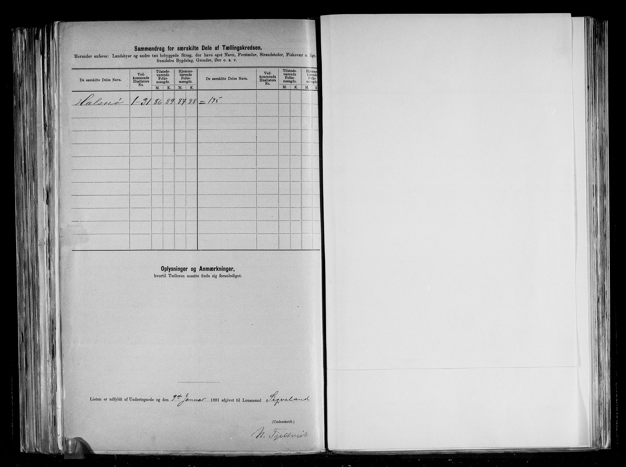 RA, 1891 census for 1132 Fister, 1891, p. 12