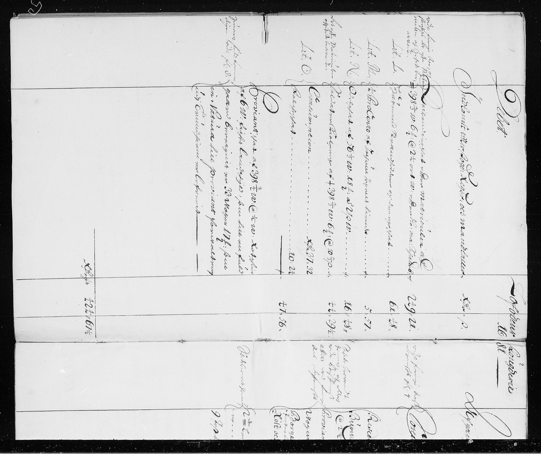 Rentekammeret inntil 1814, Reviderte regnskaper, Stiftamtstueregnskaper, Trondheim stiftamt og Nordland amt, AV/RA-EA-6044/R/Rh/L0008: Nordland amt, 1681