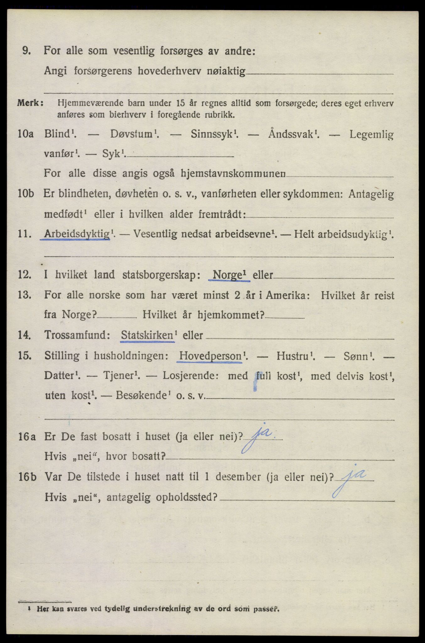 SAKO, 1920 census for Lardal, 1920, p. 2036