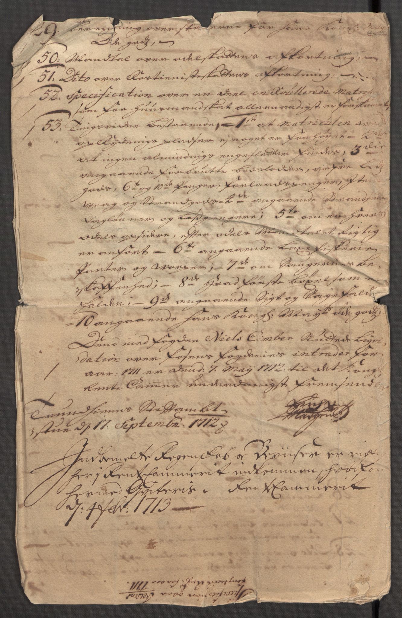 Rentekammeret inntil 1814, Reviderte regnskaper, Fogderegnskap, AV/RA-EA-4092/R57/L3860: Fogderegnskap Fosen, 1711, p. 22