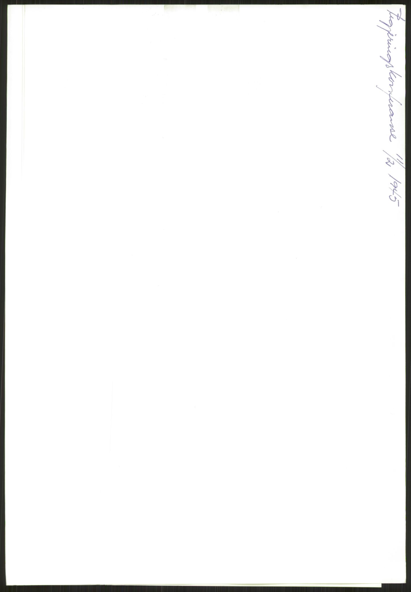Undersøkelseskommisjonen av 1945, AV/RA-S-1566/D/Db/L0023: Regjeringskonferanse - Riksrådsforhandlingene, 1945-1947, p. 1