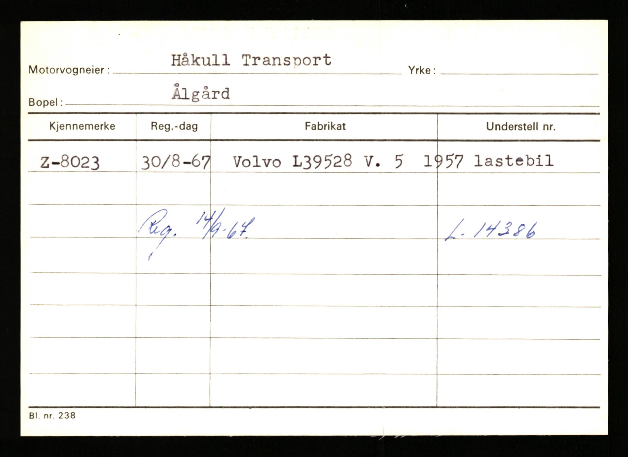 Stavanger trafikkstasjon, AV/SAST-A-101942/0/G/L0002: Registreringsnummer: 5791 - 10405, 1930-1971, p. 1145