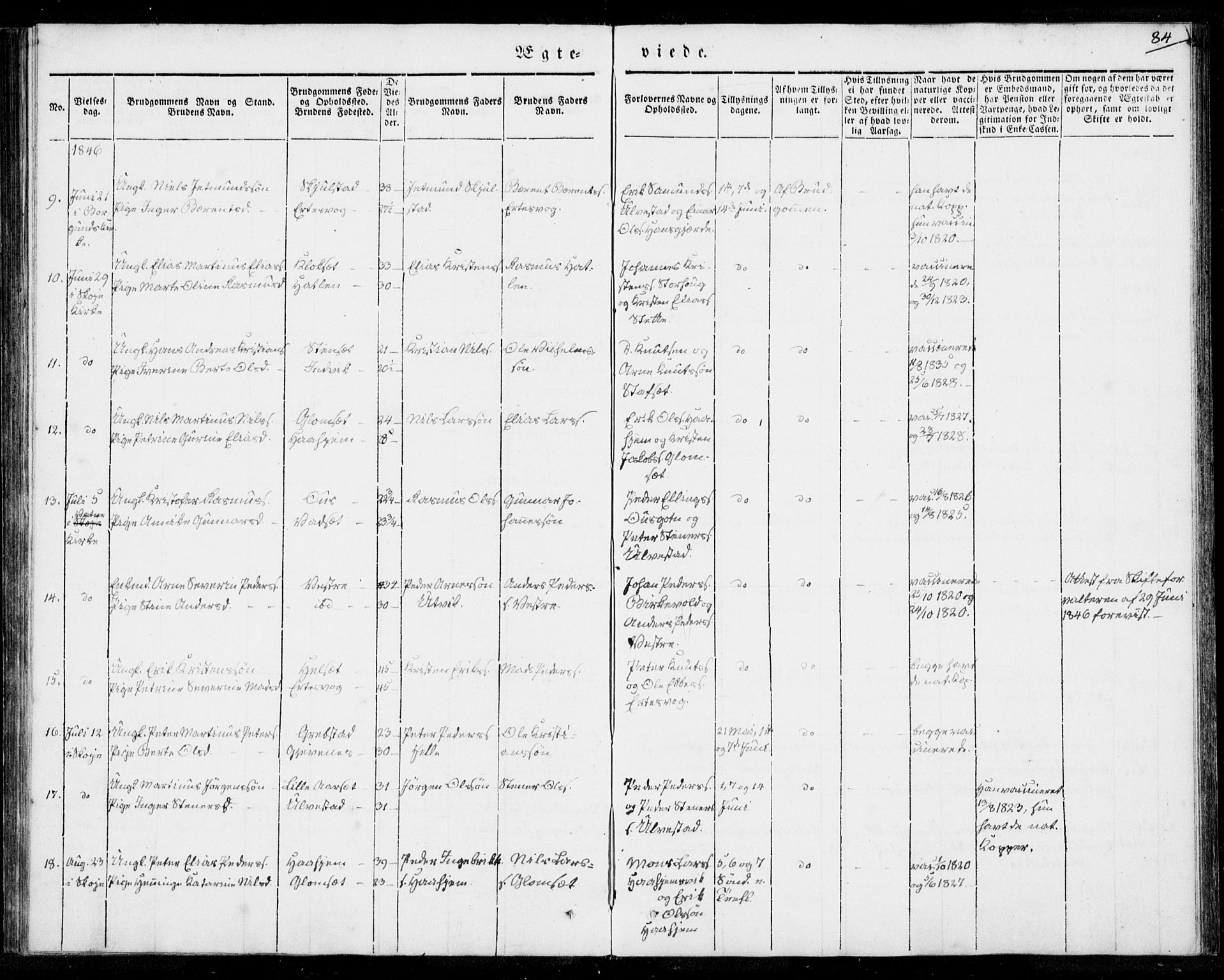 Ministerialprotokoller, klokkerbøker og fødselsregistre - Møre og Romsdal, AV/SAT-A-1454/524/L0352: Parish register (official) no. 524A04, 1838-1847, p. 84