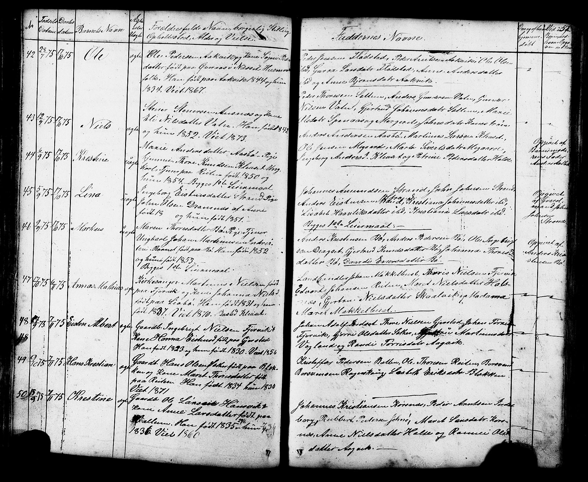 Ministerialprotokoller, klokkerbøker og fødselsregistre - Møre og Romsdal, AV/SAT-A-1454/576/L0890: Parish register (copy) no. 576C01, 1837-1908, p. 57