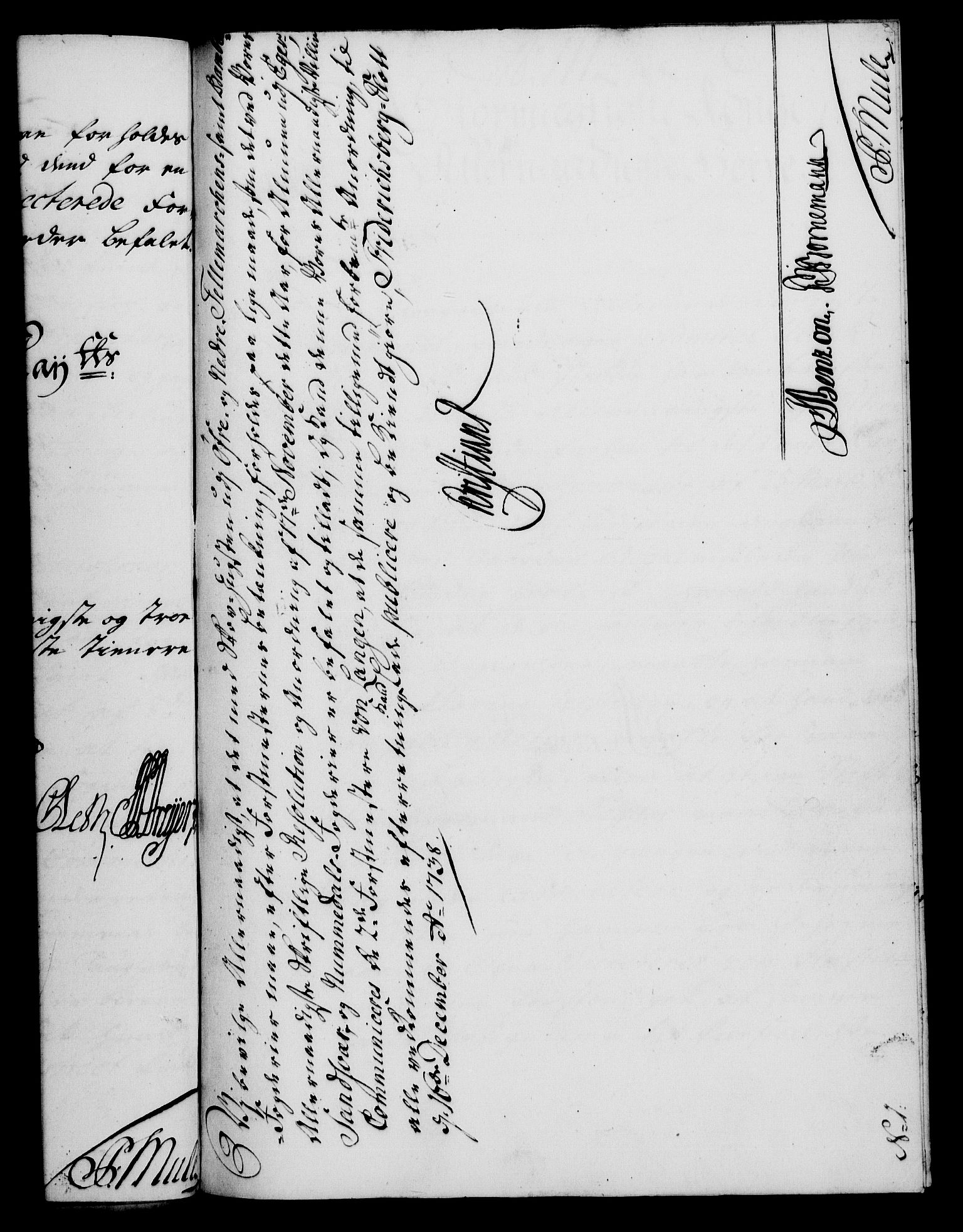 Rentekammeret, Kammerkanselliet, RA/EA-3111/G/Gf/Gfa/L0021: Norsk relasjons- og resolusjonsprotokoll (merket RK 52.21), 1738, p. 635