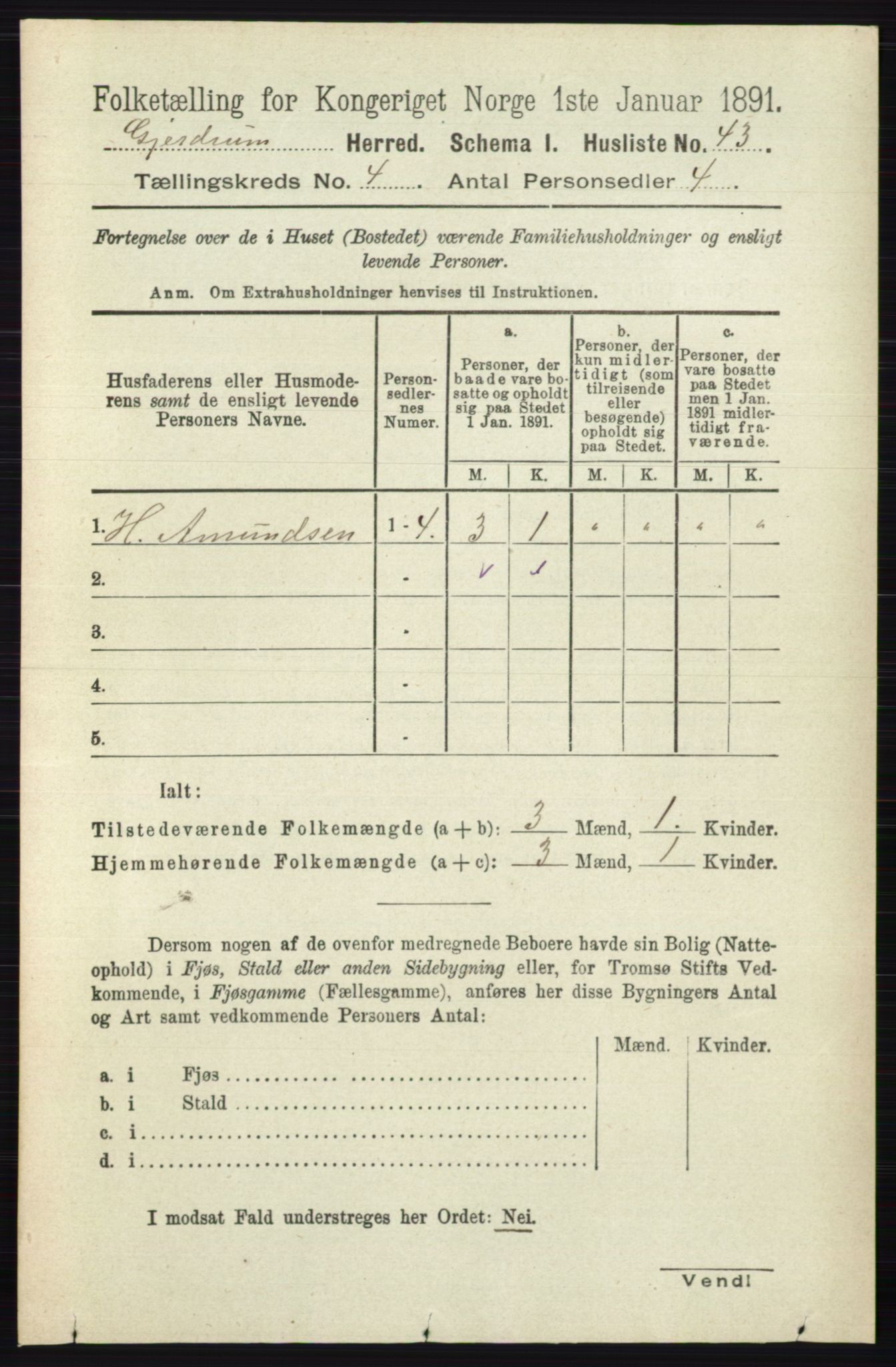 RA, 1891 census for 0234 Gjerdrum, 1891, p. 1792
