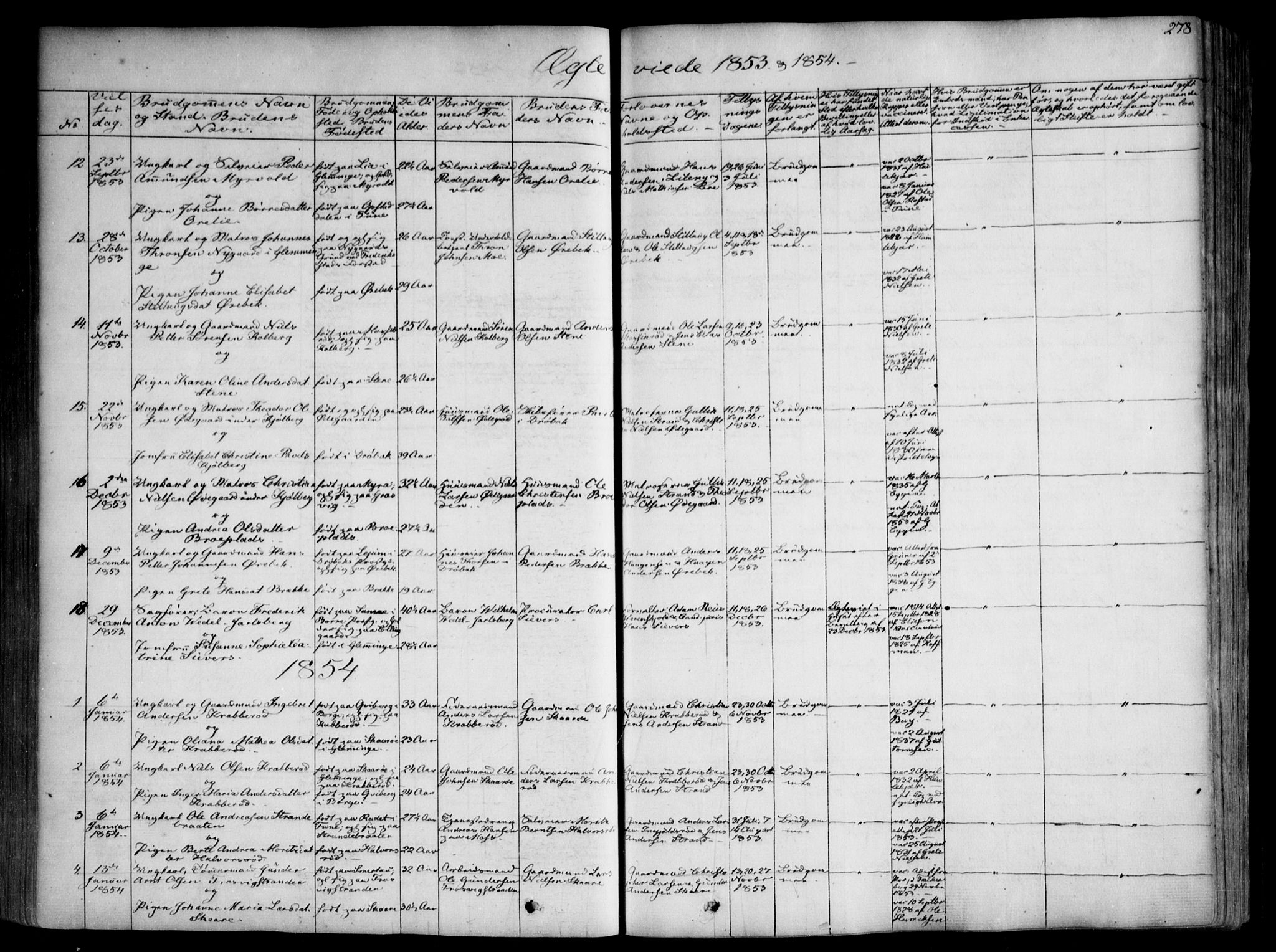 Onsøy prestekontor Kirkebøker, SAO/A-10914/F/Fa/L0003: Parish register (official) no. I 3, 1841-1860, p. 278