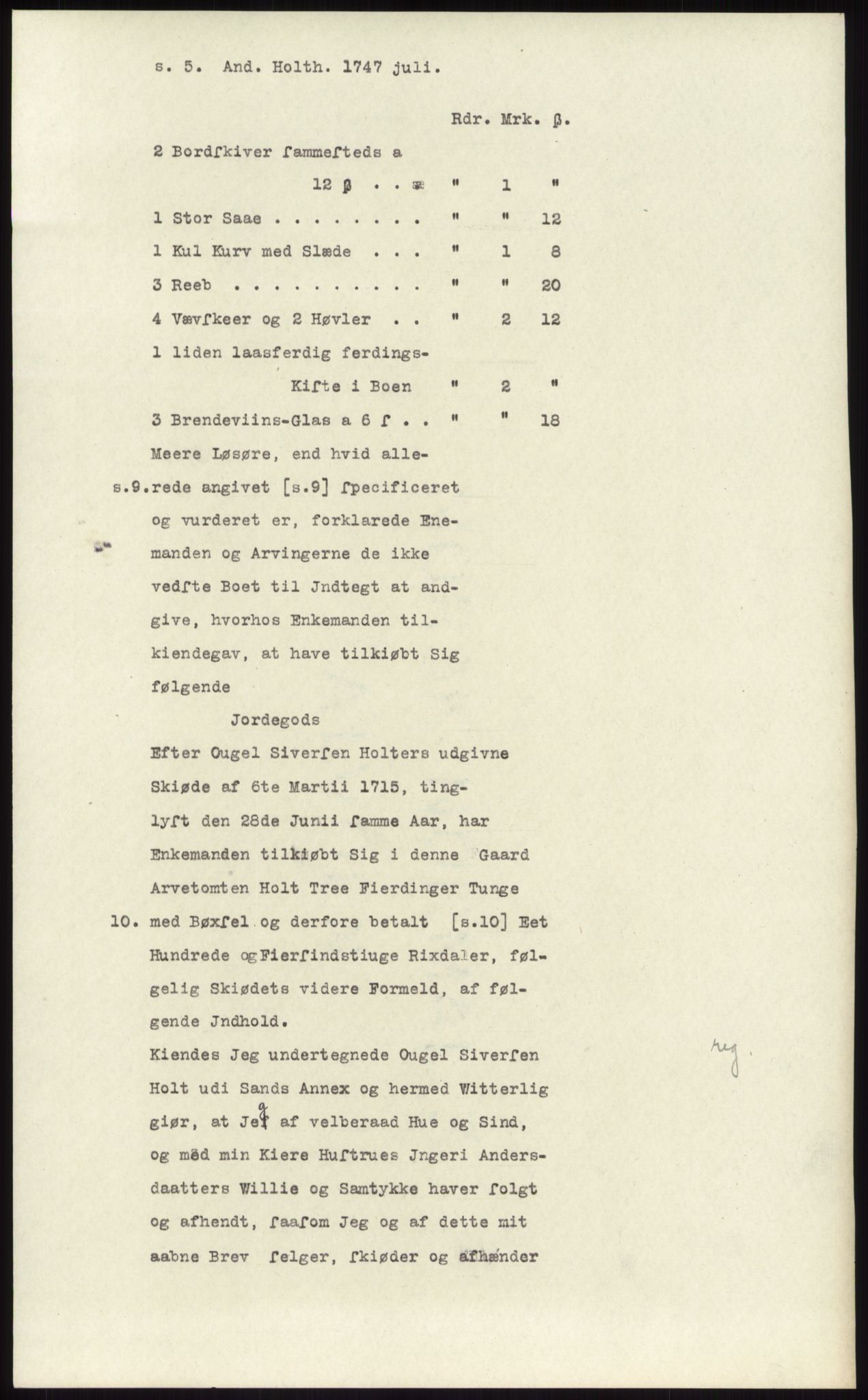 Samlinger til kildeutgivelse, Diplomavskriftsamlingen, AV/RA-EA-4053/H/Ha, p. 1543