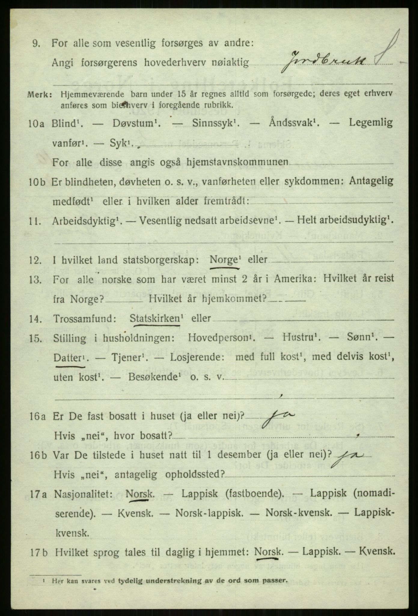 SATØ, 1920 census for Tromsøysund, 1920, p. 7201