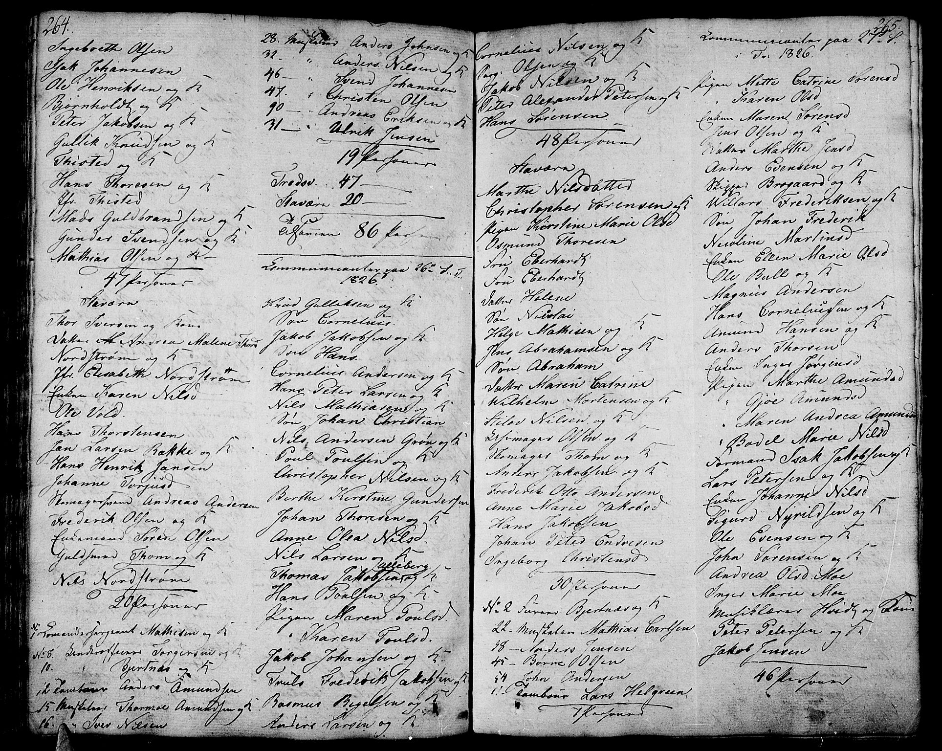 Stavern kirkebøker, AV/SAKO-A-318/F/Fa/L0004: Parish register (official) no. 4, 1809-1816, p. 264-265