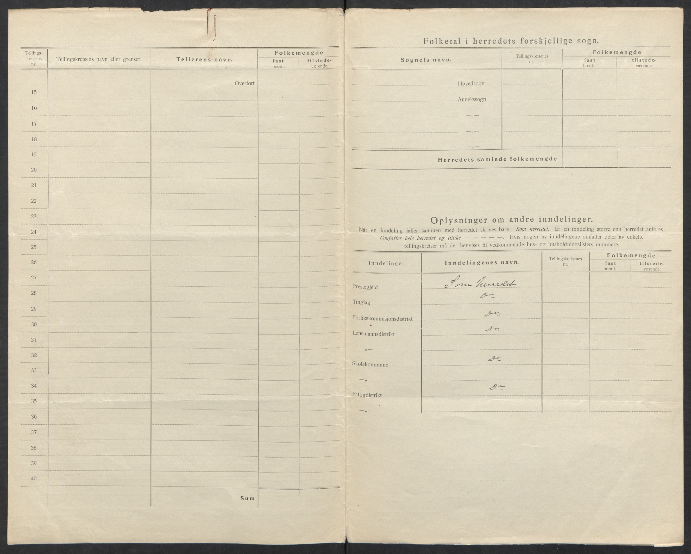 SAT, 1920 census for Hattfjelldal, 1920, p. 4