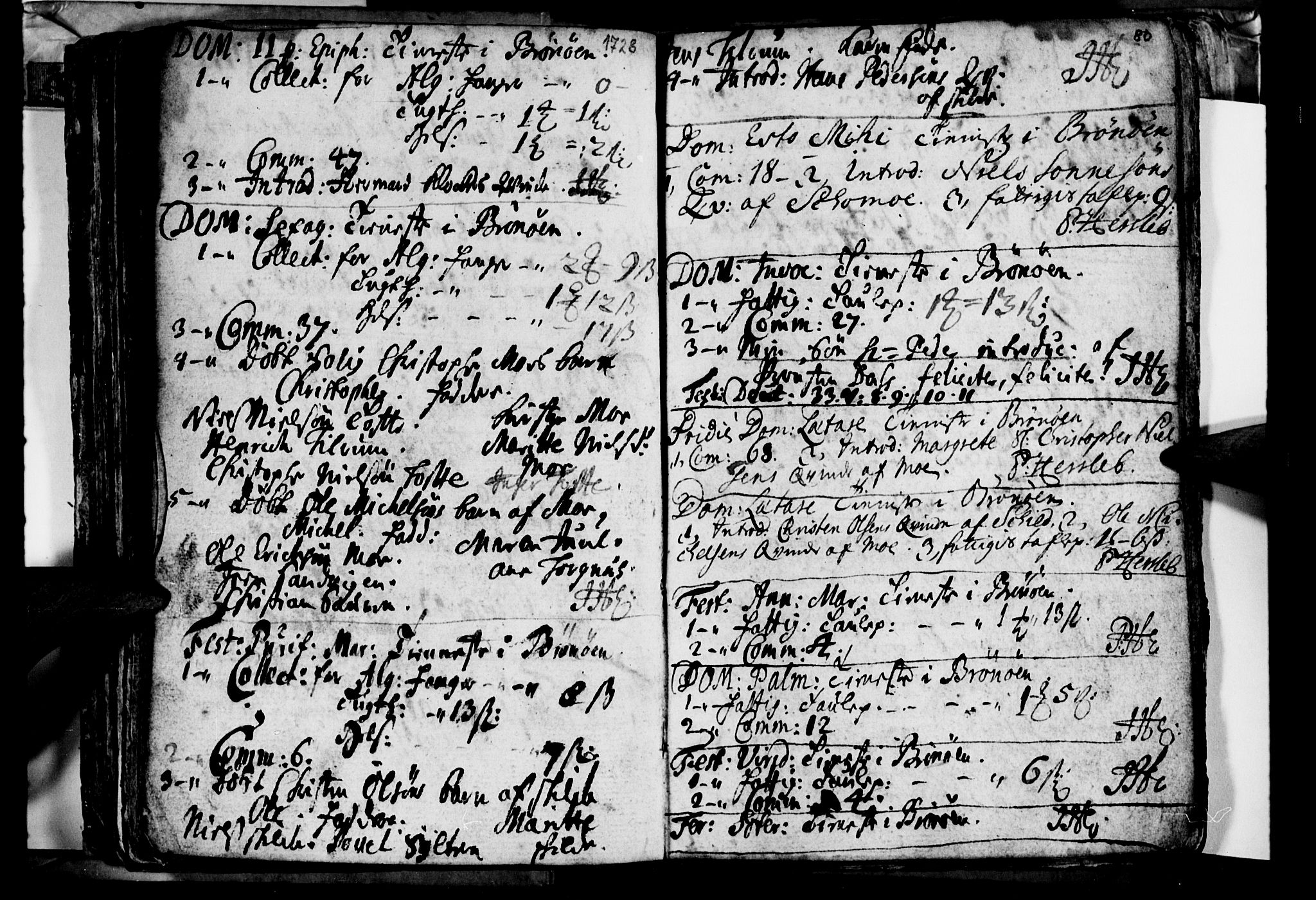 Ministerialprotokoller, klokkerbøker og fødselsregistre - Nordland, AV/SAT-A-1459/813/L0194: Parish register (official) no. 813A04, 1719-1758, p. 80