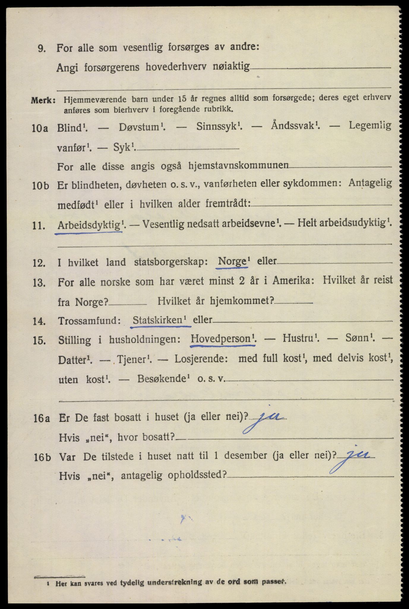 SAKO, 1920 census for Andebu, 1920, p. 2665