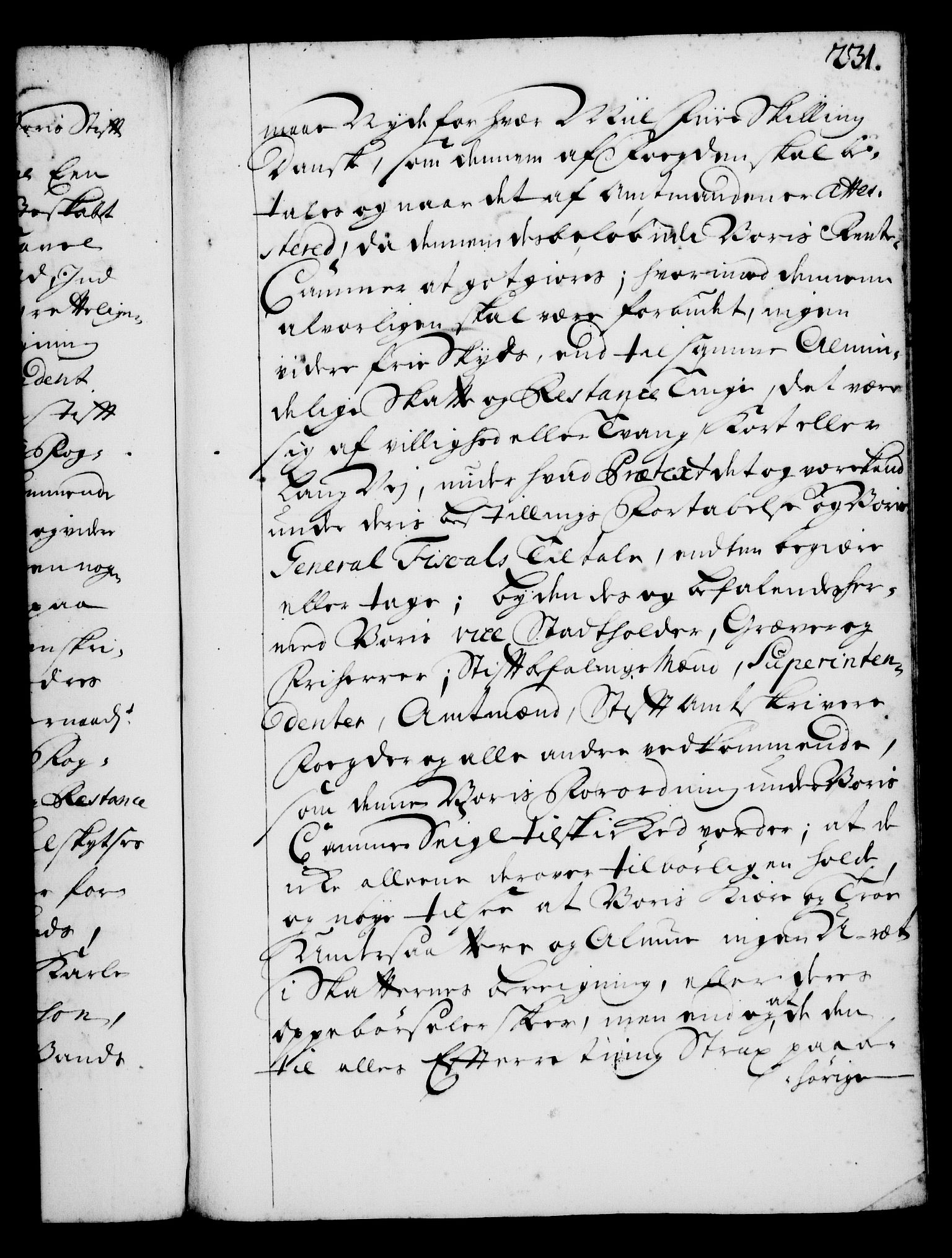 Rentekammeret, Kammerkanselliet, RA/EA-3111/G/Gg/Gga/L0001: Norsk ekspedisjonsprotokoll med register (merket RK 53.1), 1720-1723, p. 231
