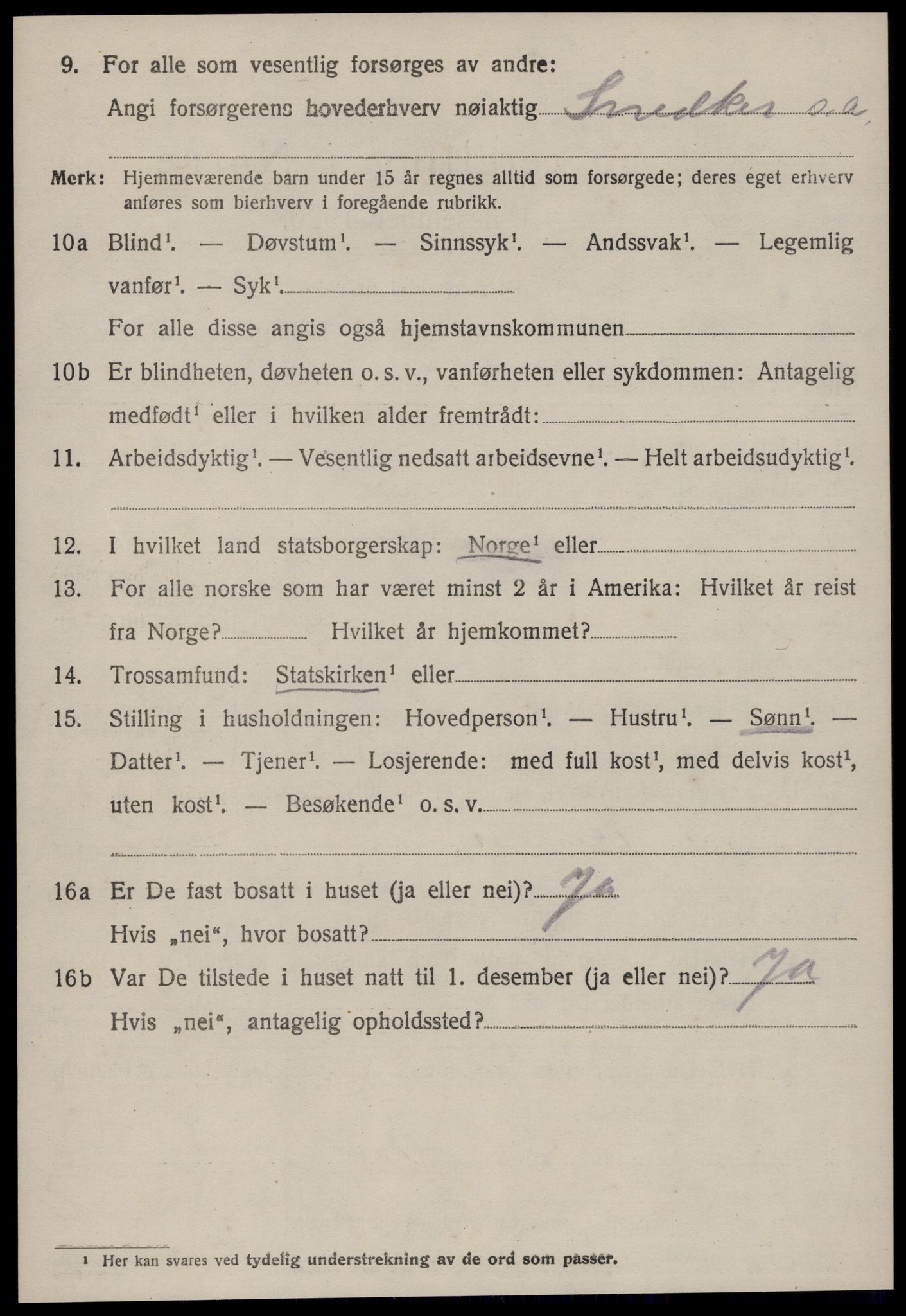 SAT, 1920 census for Haram, 1920, p. 2224