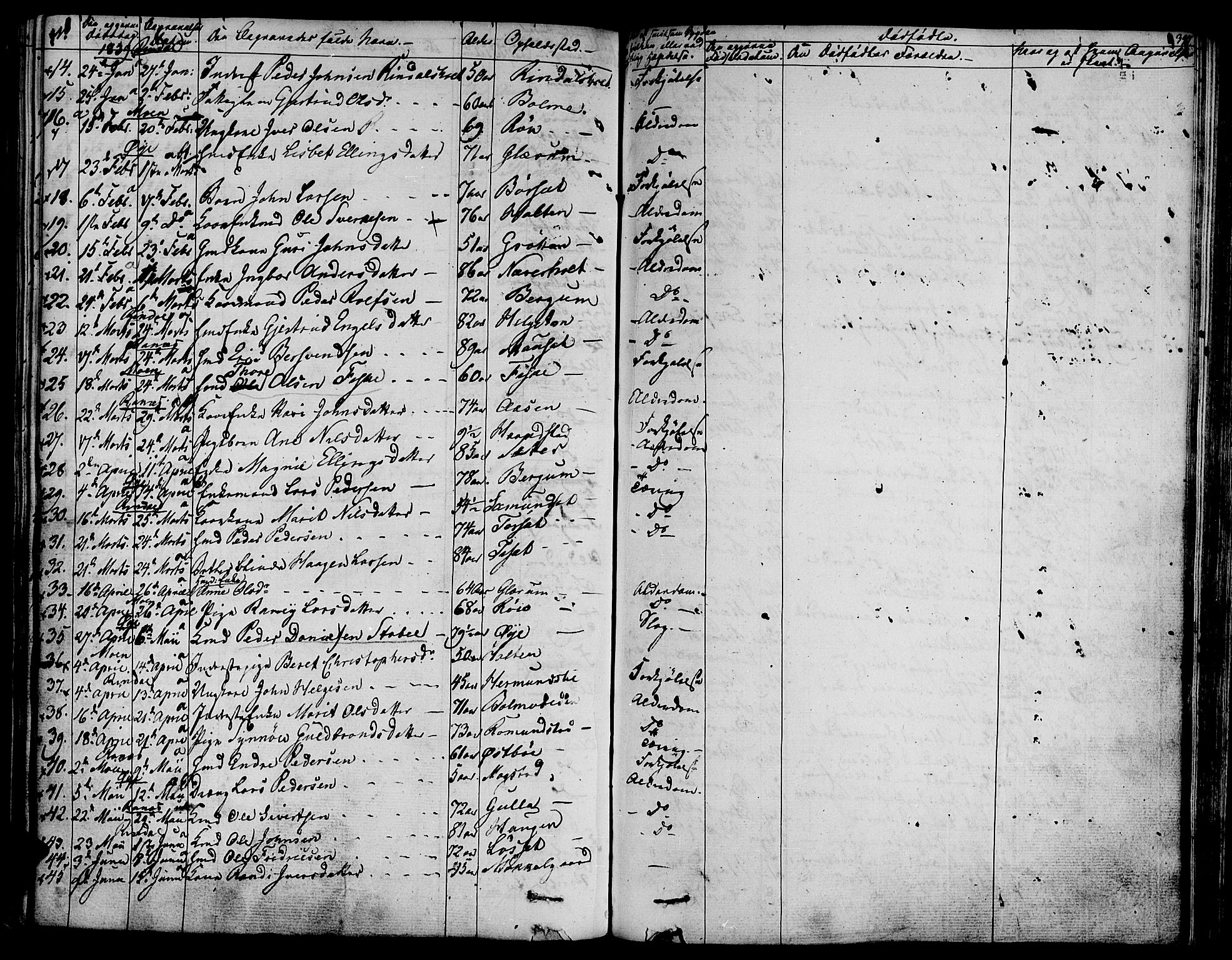 Ministerialprotokoller, klokkerbøker og fødselsregistre - Møre og Romsdal, AV/SAT-A-1454/595/L1042: Parish register (official) no. 595A04, 1829-1843, p. 397