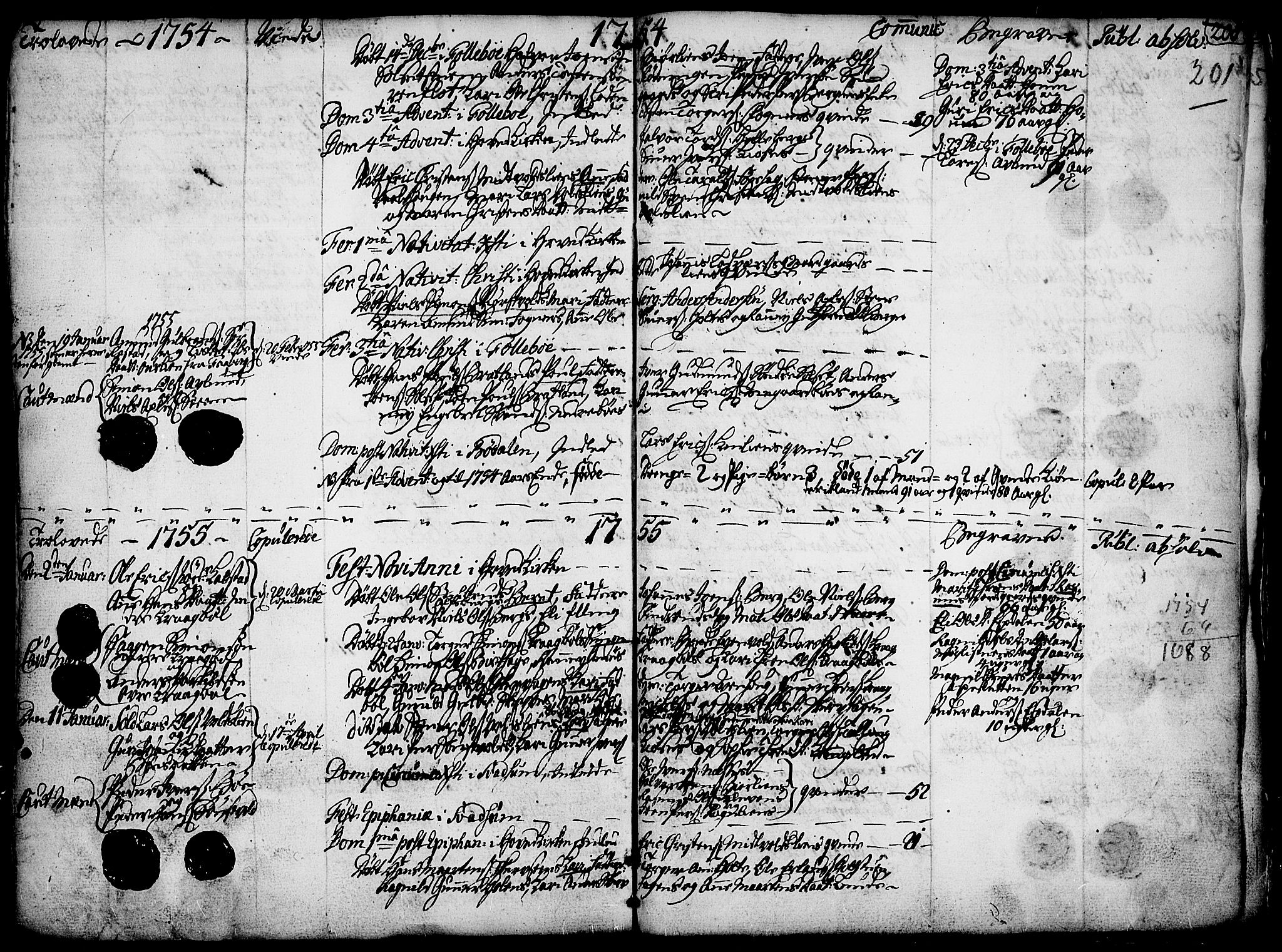 Gausdal prestekontor, AV/SAH-PREST-090/H/Ha/Haa/L0002: Parish register (official) no. 2, 1729-1757, p. 201