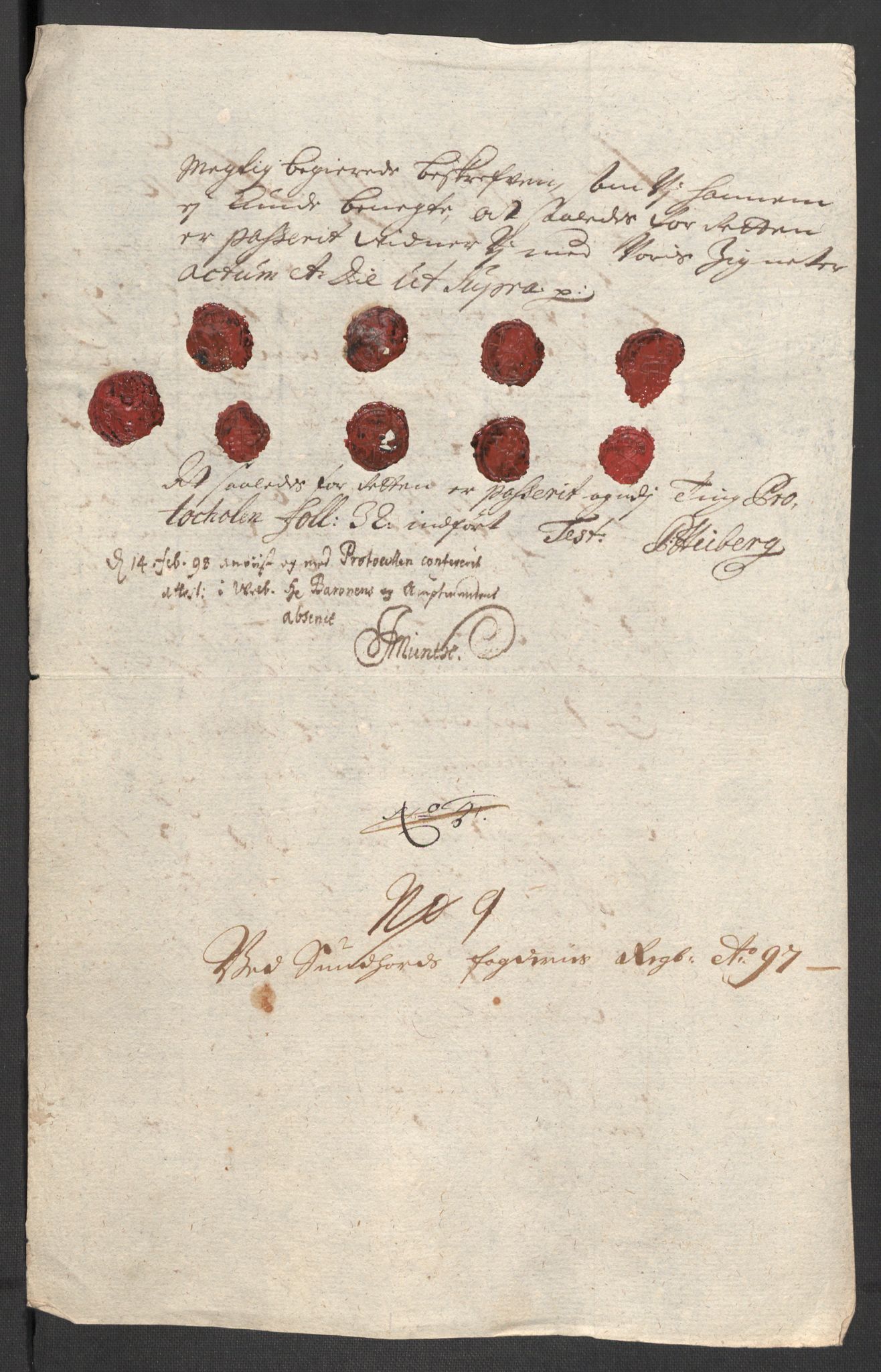 Rentekammeret inntil 1814, Reviderte regnskaper, Fogderegnskap, AV/RA-EA-4092/R48/L2977: Fogderegnskap Sunnhordland og Hardanger, 1697-1698, p. 123