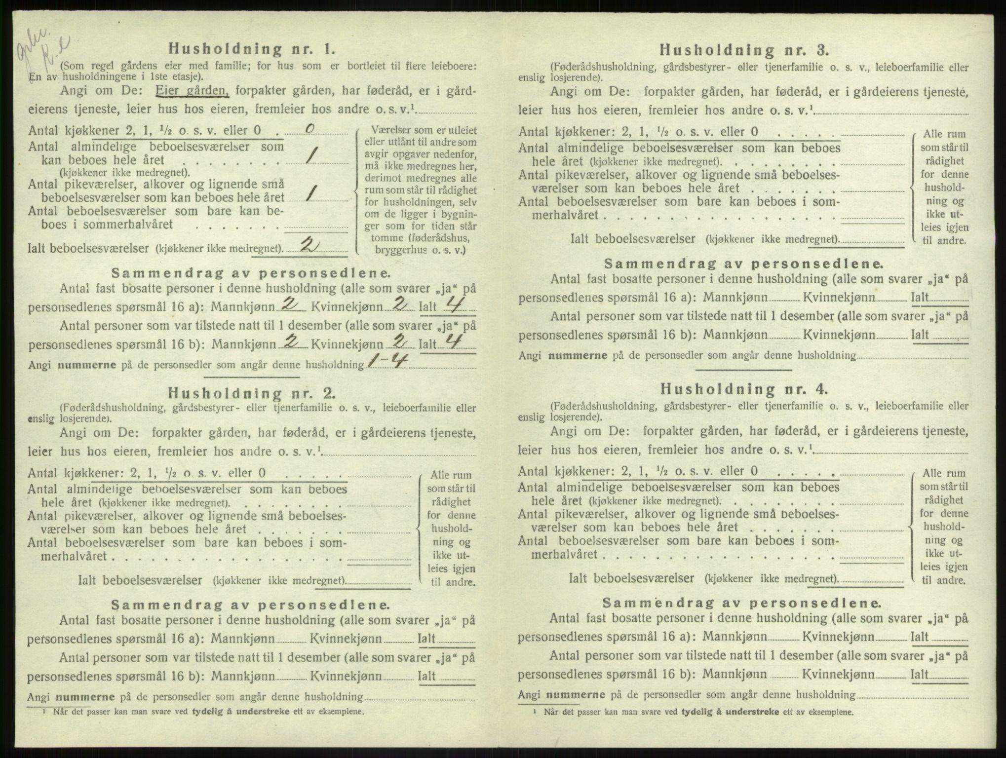 SAB, 1920 census for Naustdal, 1920, p. 251