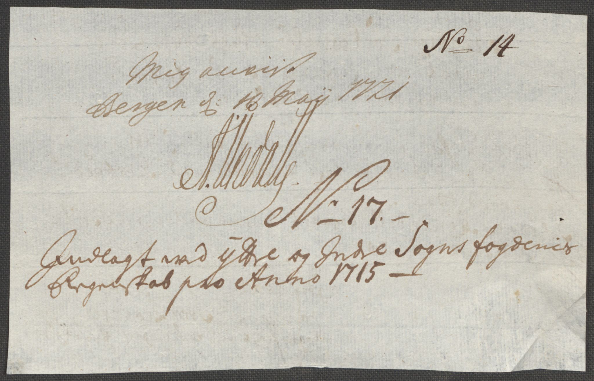 Rentekammeret inntil 1814, Reviderte regnskaper, Fogderegnskap, AV/RA-EA-4092/R52/L3320: Fogderegnskap Sogn, 1715-1716, p. 96