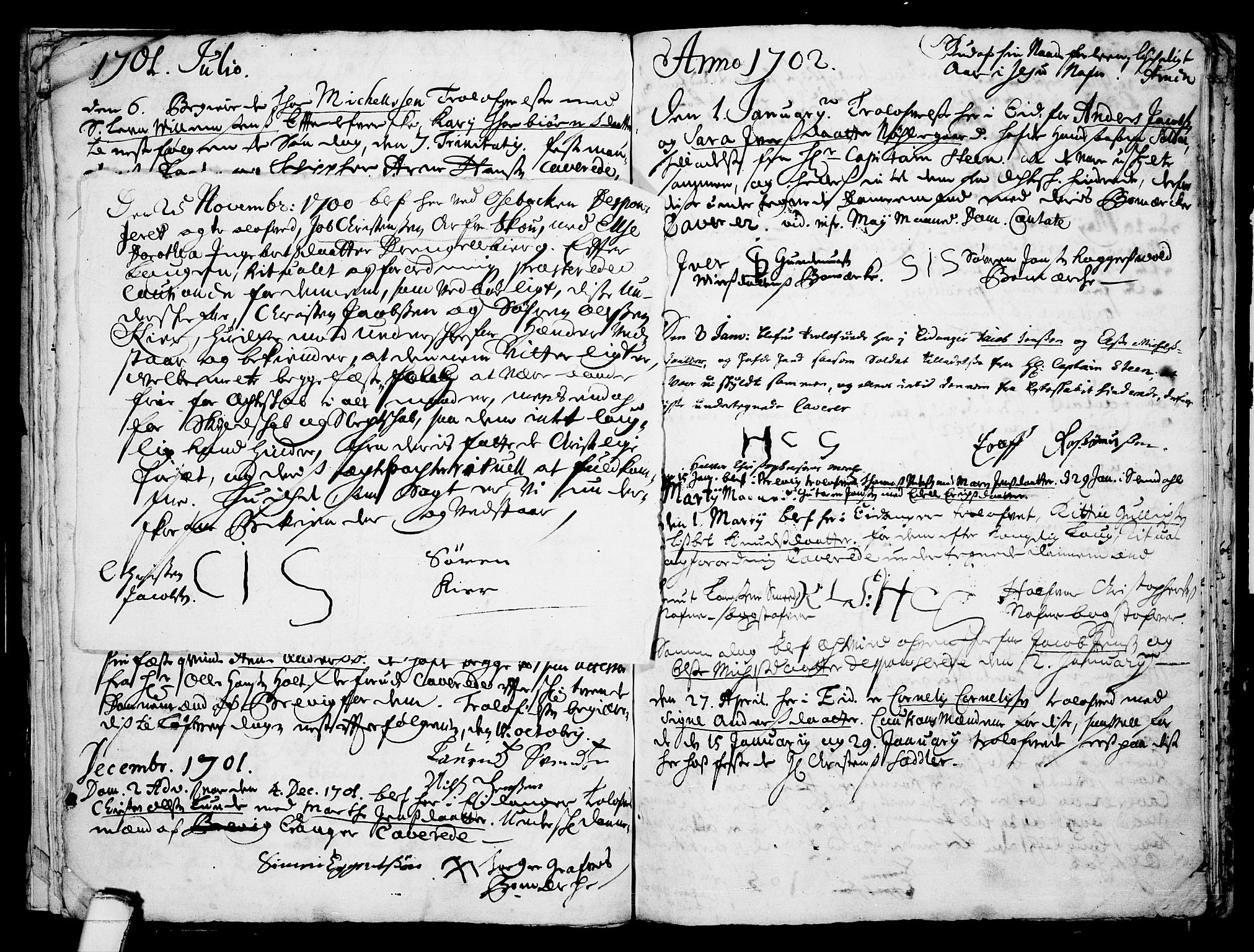 Eidanger kirkebøker, SAKO/A-261/F/Fa/L0001: Parish register (official) no. 1, 1695-1717, p. 18